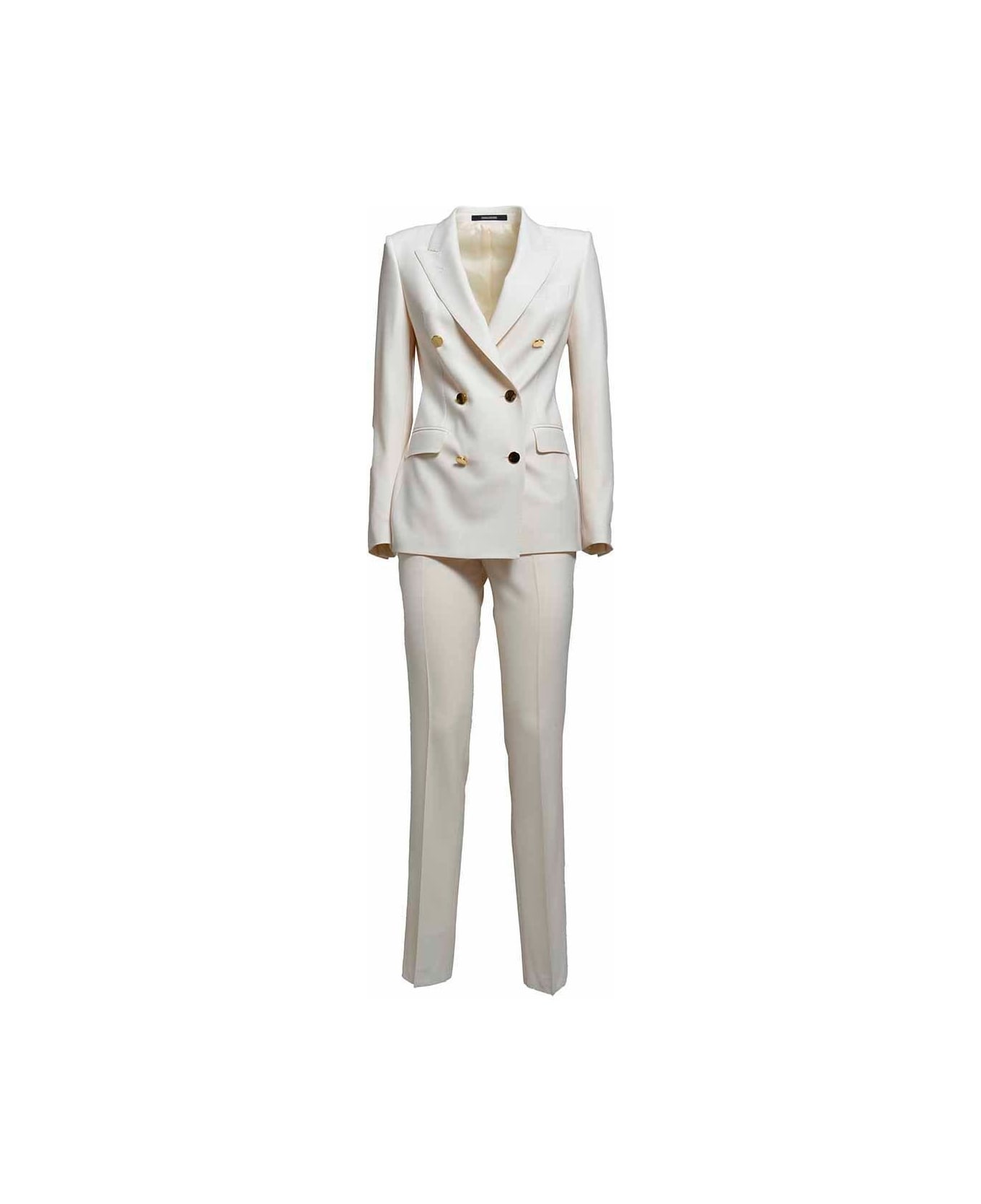 Tagliatore Double-breasted Two-piece Suit Set - Panna