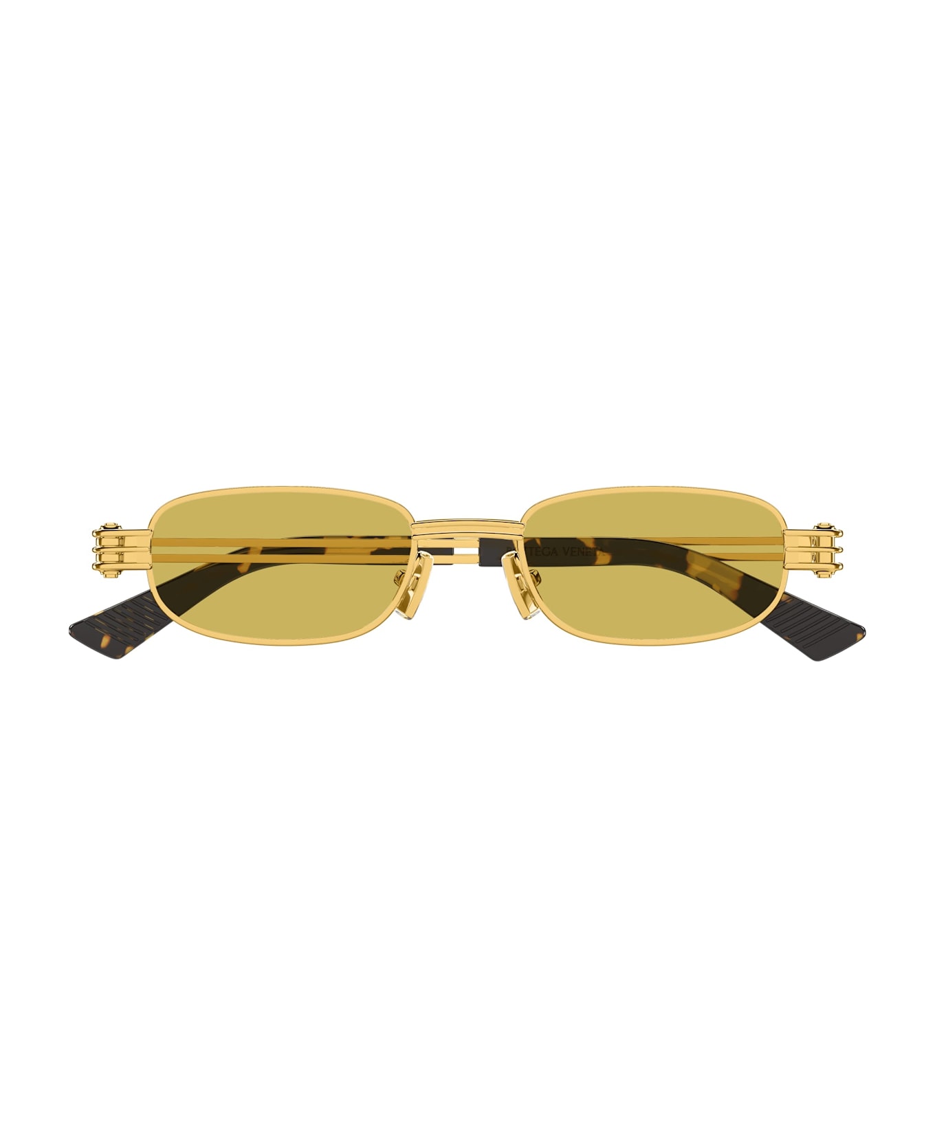 Bottega Veneta Eyewear Bv1381s-002 - Gold Sunglasses - Gold