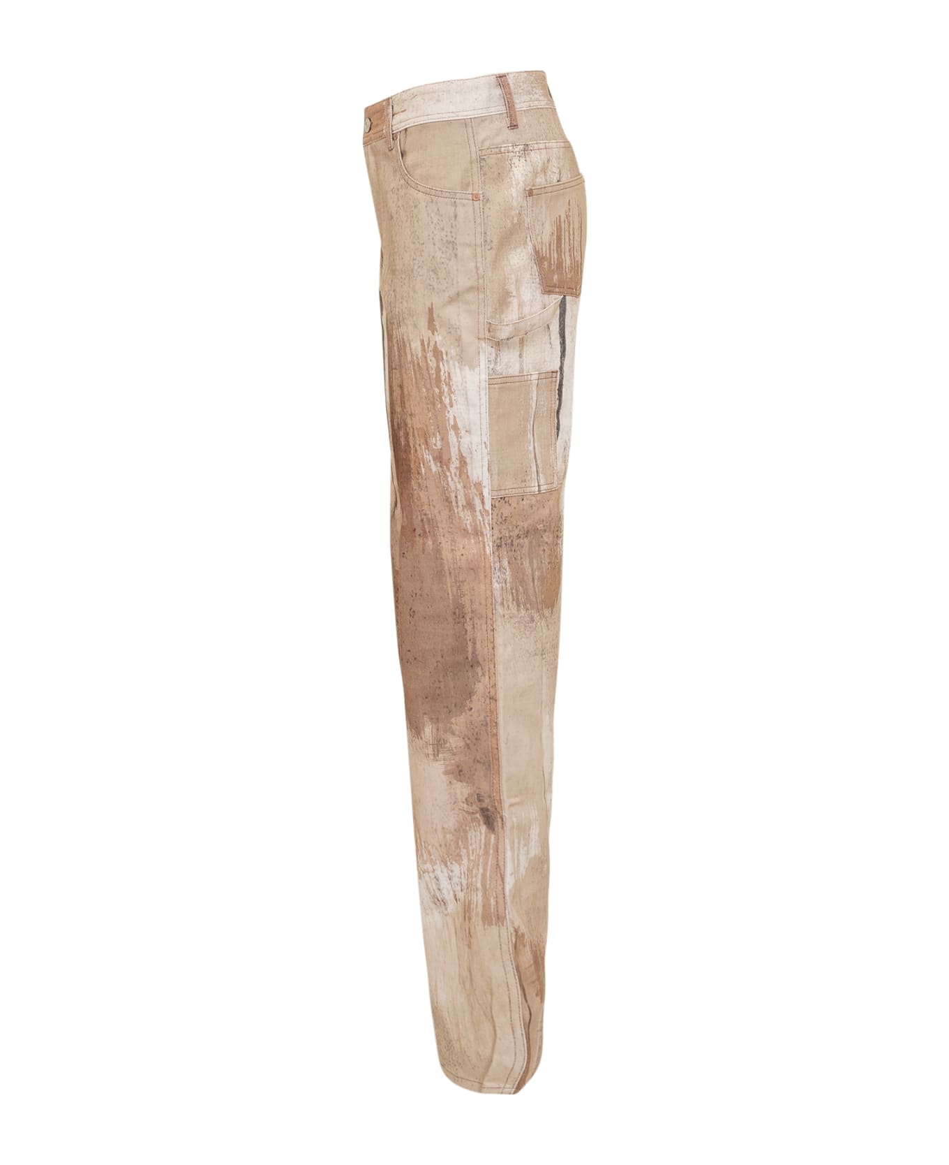 Andersson Bell Tawney Print Jeans - SAND
