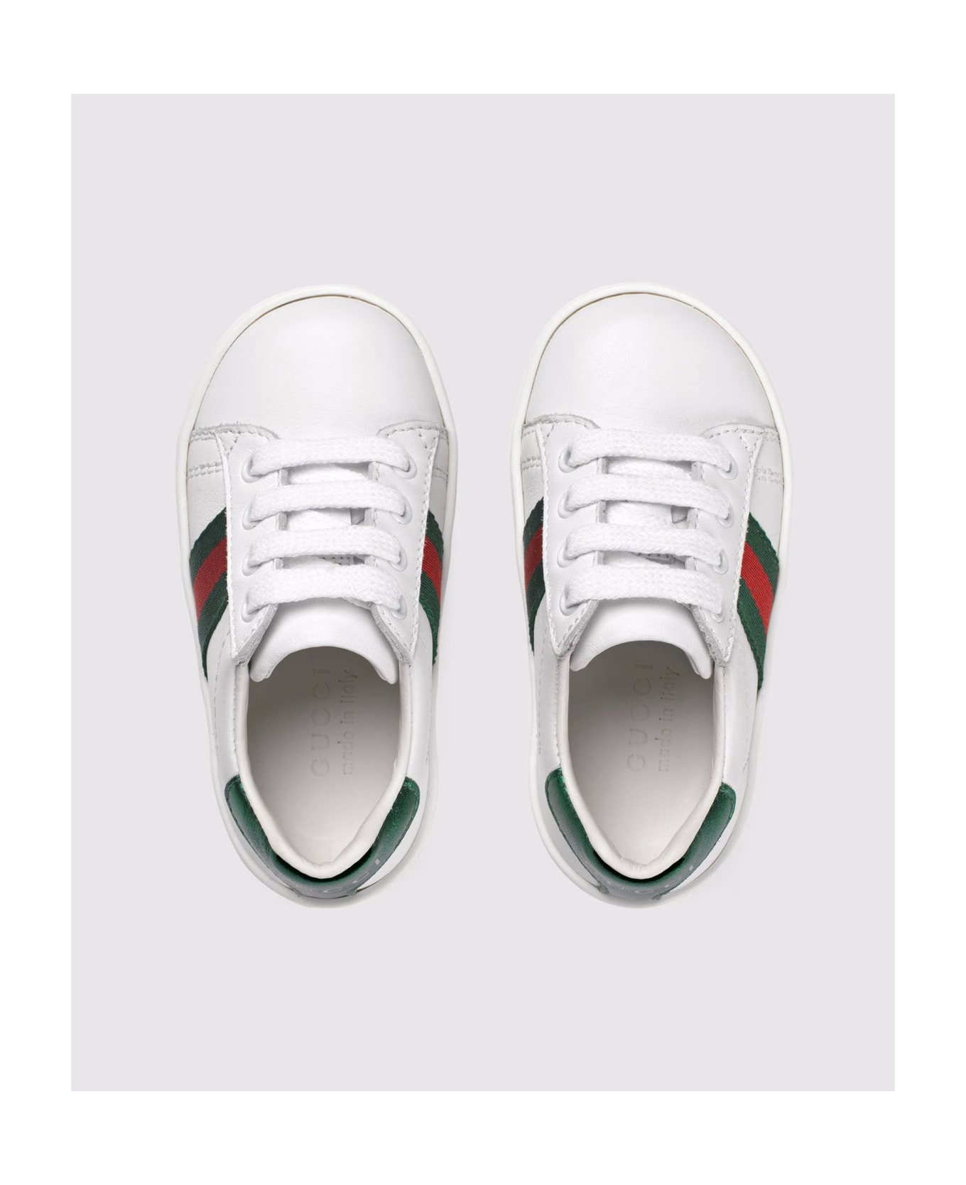 Gucci Kids Sneakers White - White シューズ