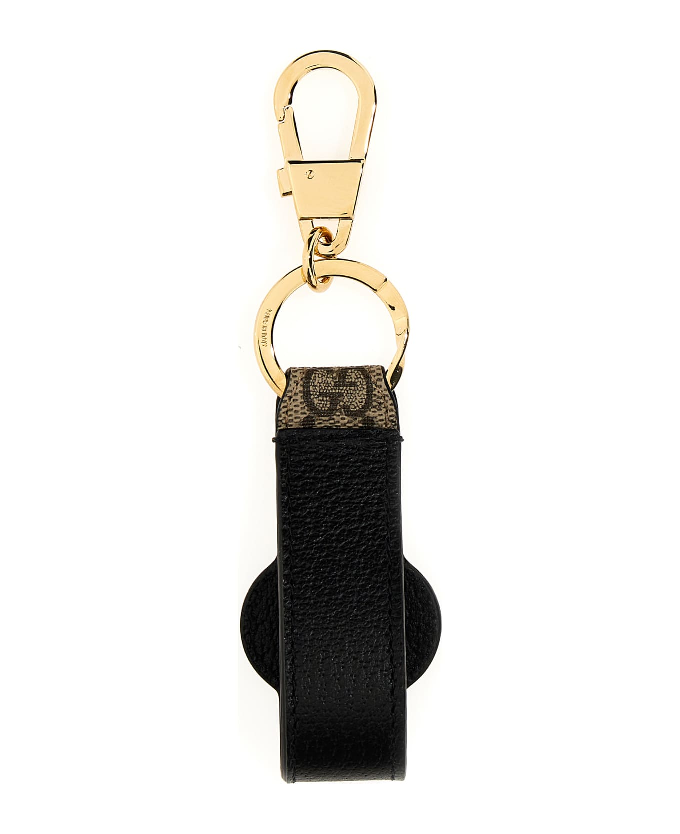 Gucci 'incrocio Gg' Keyring - Brown