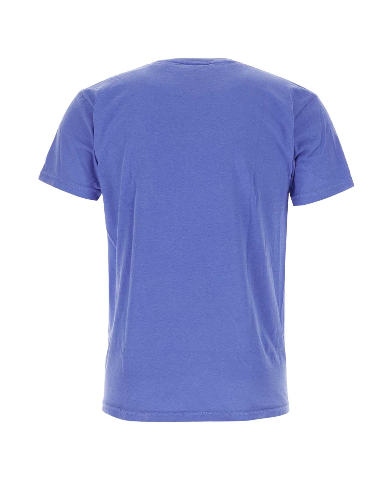 Kidsuper Cerulean Blue Cotton T-shirt - REUNIONLILAC シャツ