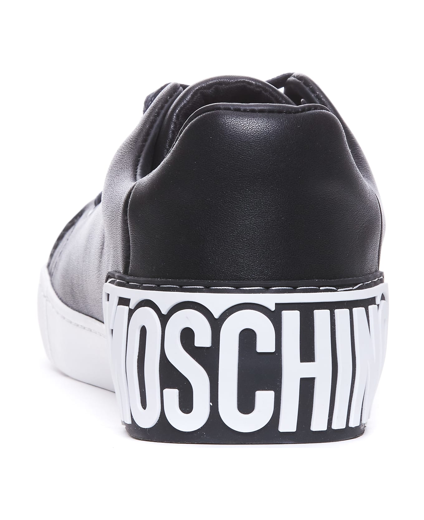 Moschino Maxi Logo Sneakers - Black スニーカー