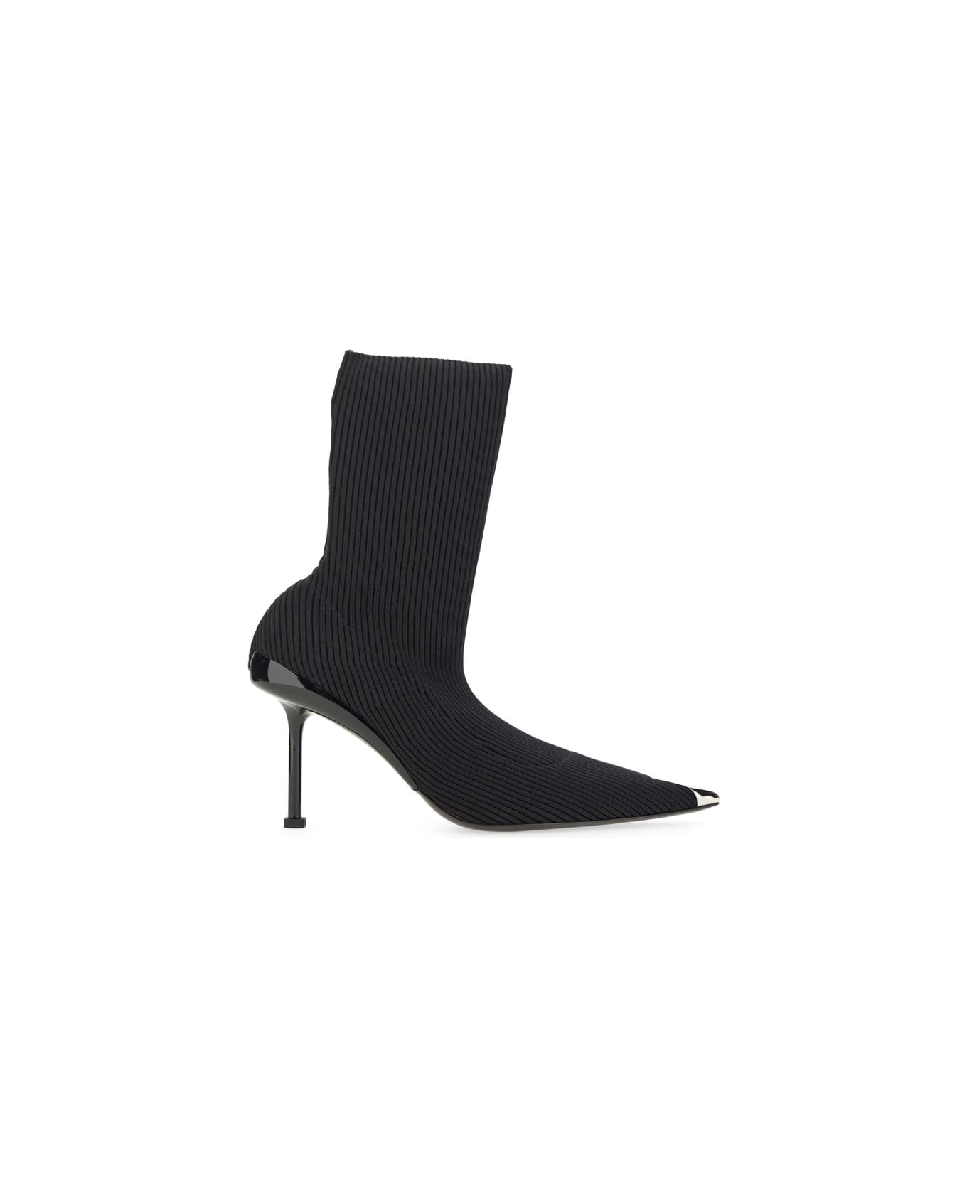 Alexander McQueen Boot "slash" - BLACK