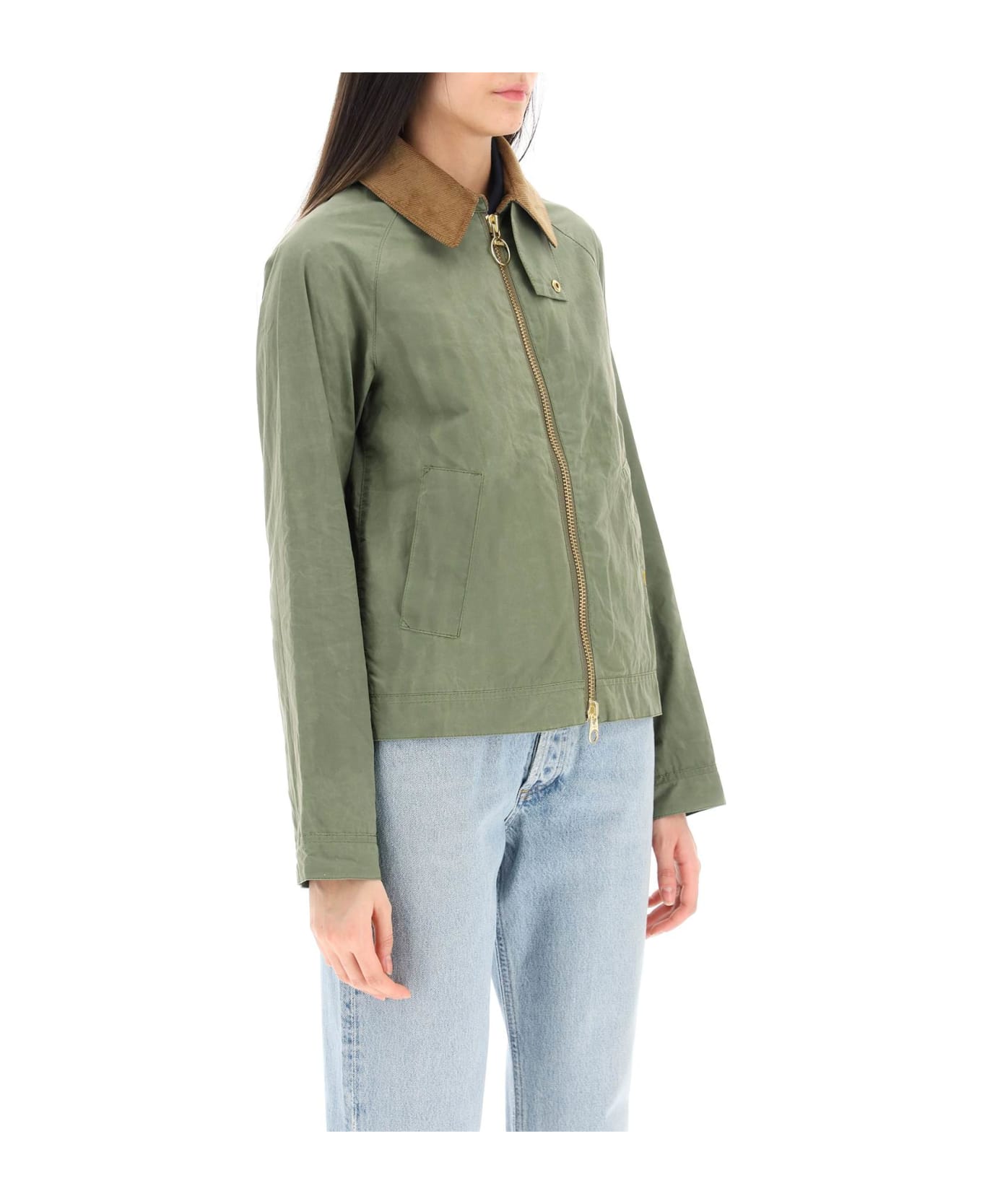 Barbour Campbell Vintage Overshirt Jacket - ARMY GREEN ANCIENT (Green)