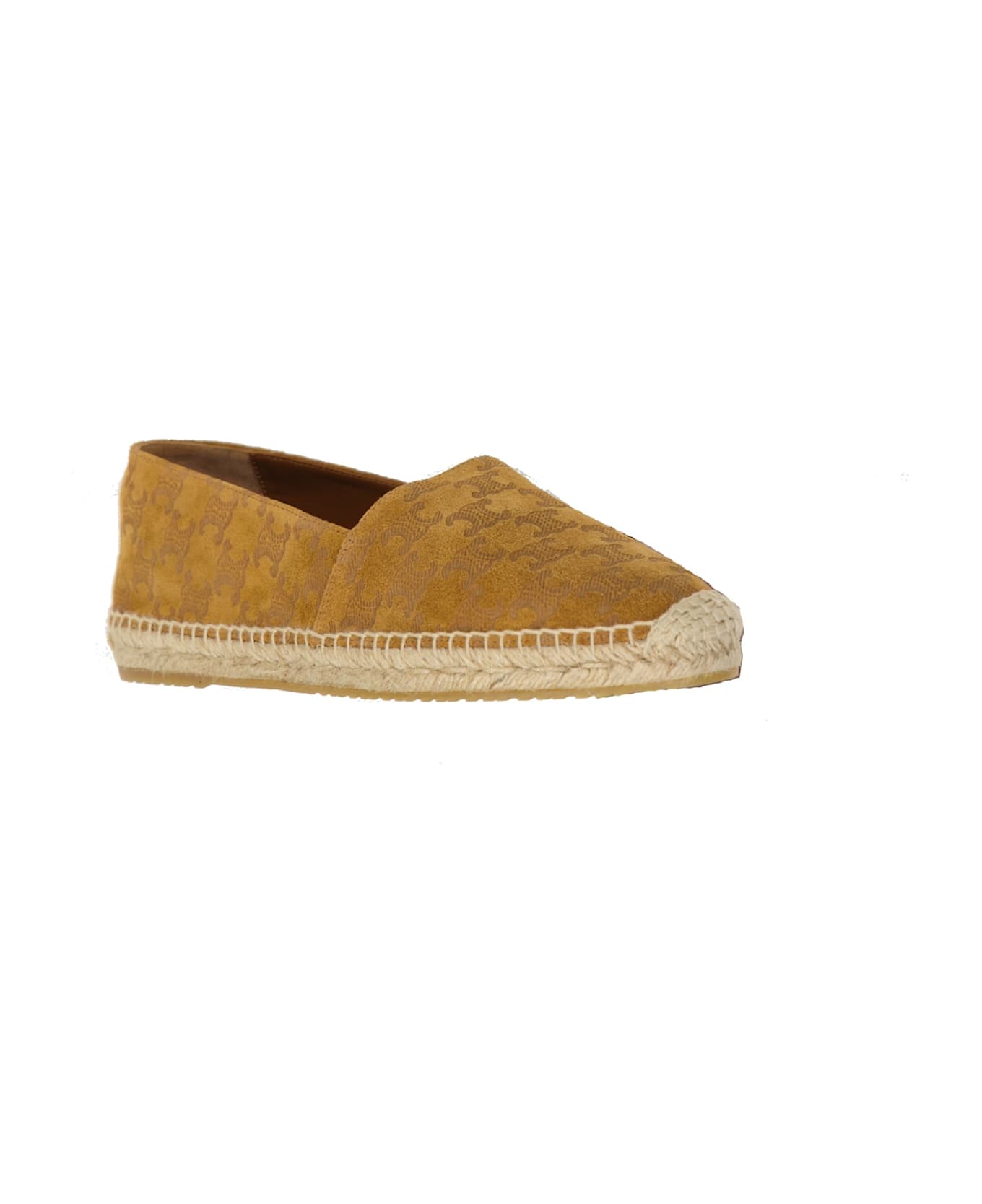 Celine Taillat Triomphe Suede Espadrilles - Brown