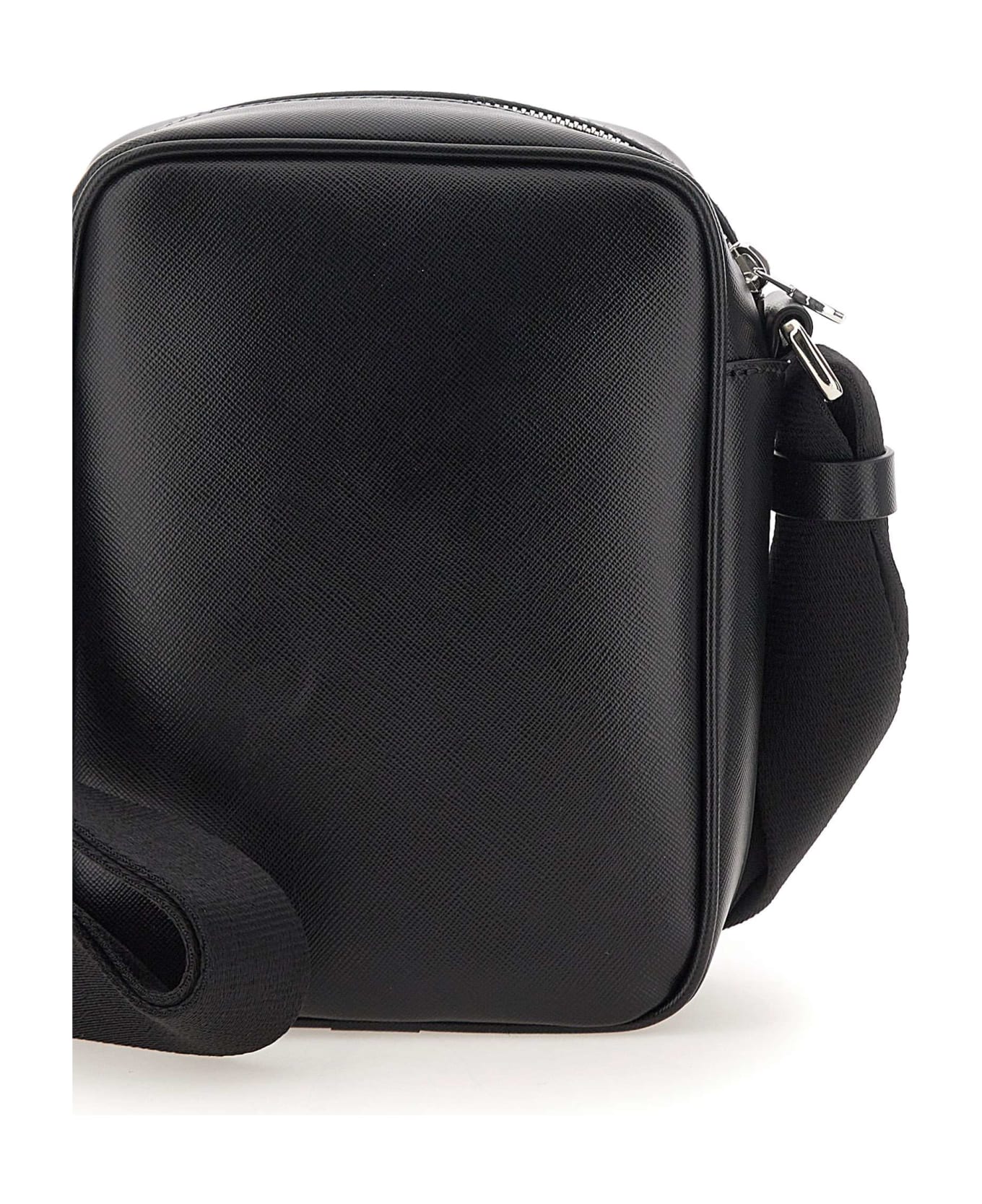 Kiton Leather Bag - BLACK