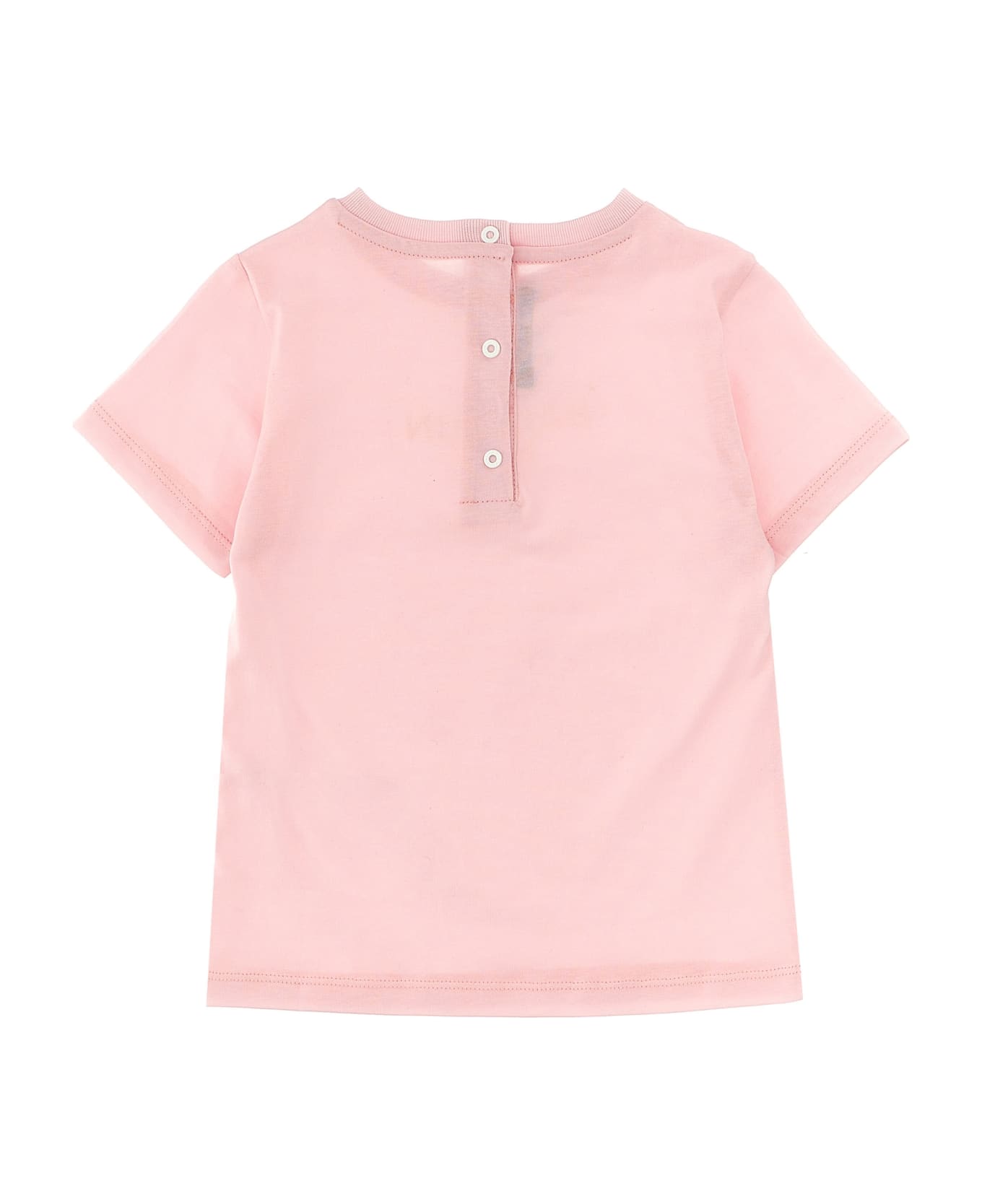 Balmain Logo Embroidery T-shirt - Pink Tシャツ＆ポロシャツ