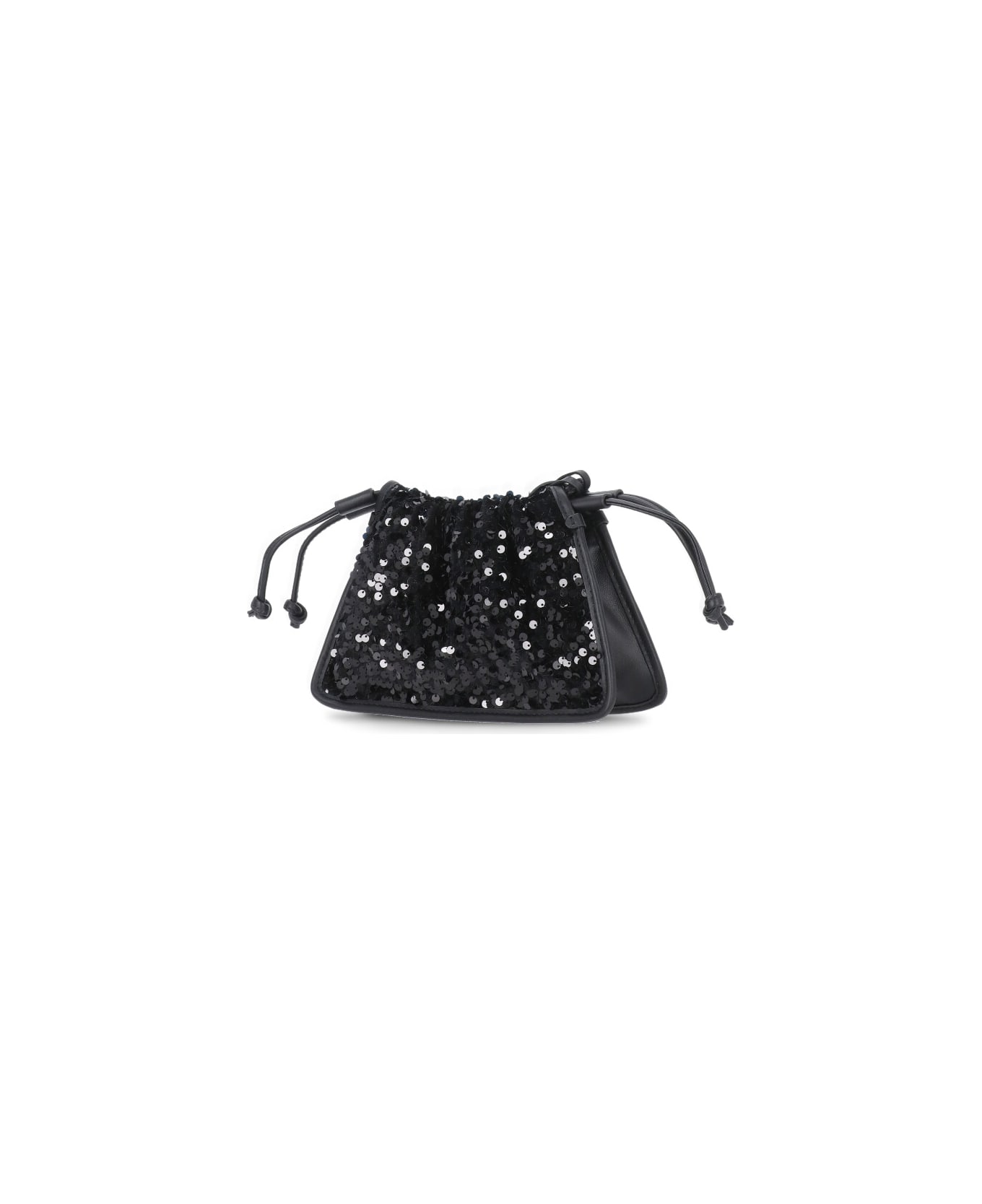 Coccinelle Dulse Paillette Bag - Black