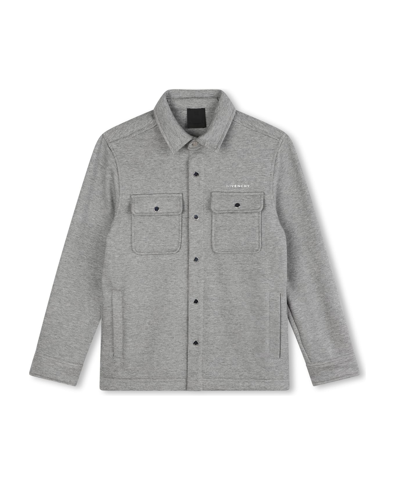 Givenchy Camicia Con Logo - Gray