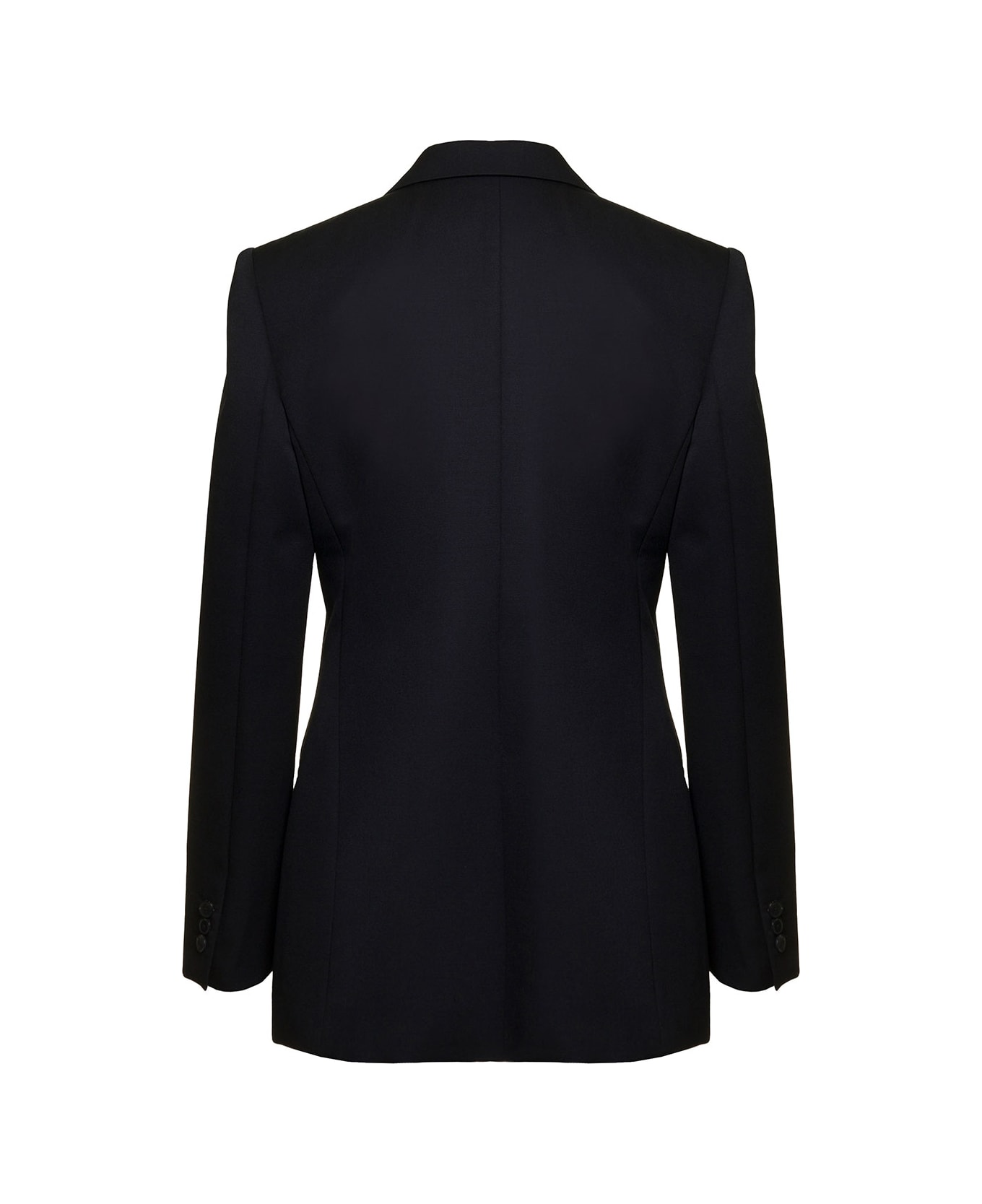 Givenchy Single-breasted Jacket With Notched Revers - Black