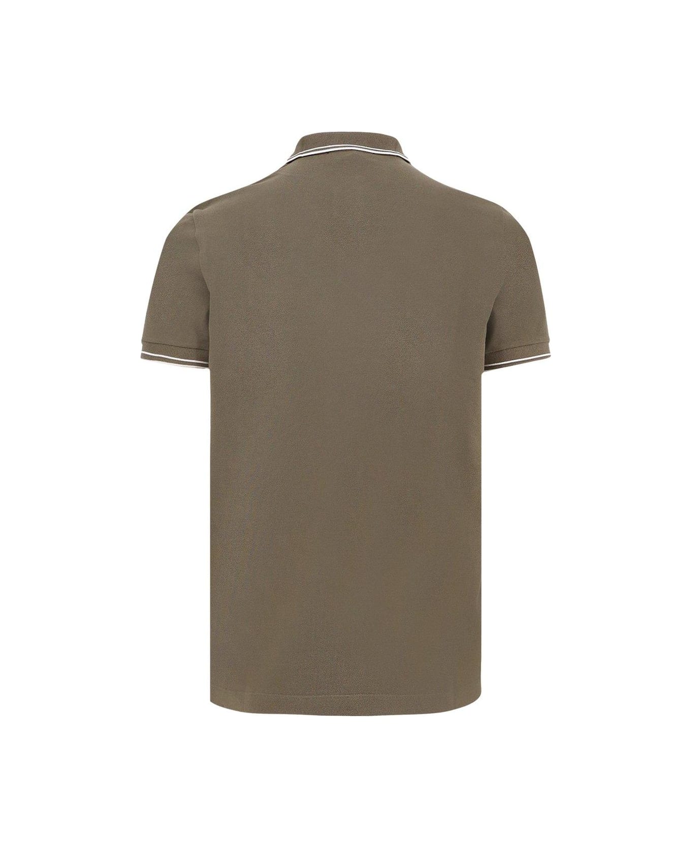 Stone Island Short Sleeve Slim Fit Polo Shirt - Green