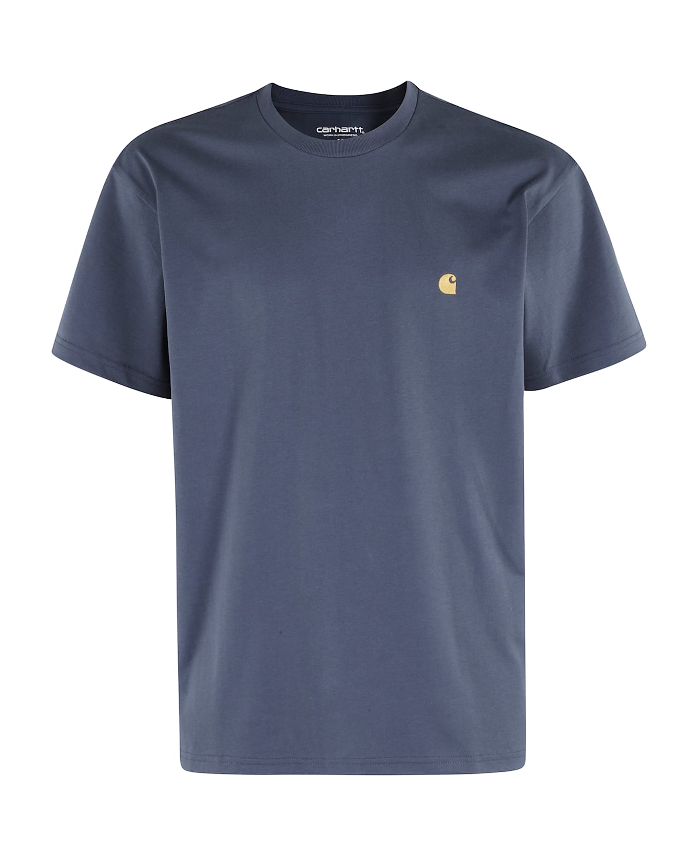 Carhartt Ss Chase Tshirt - Dusky Blue