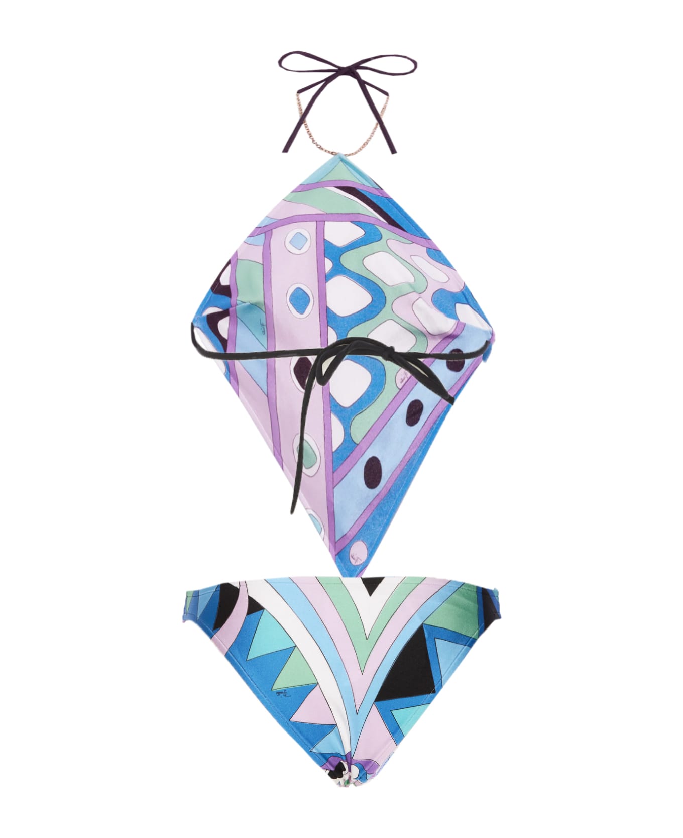 Pucci Vivara Print Swimsuit - MultiColour