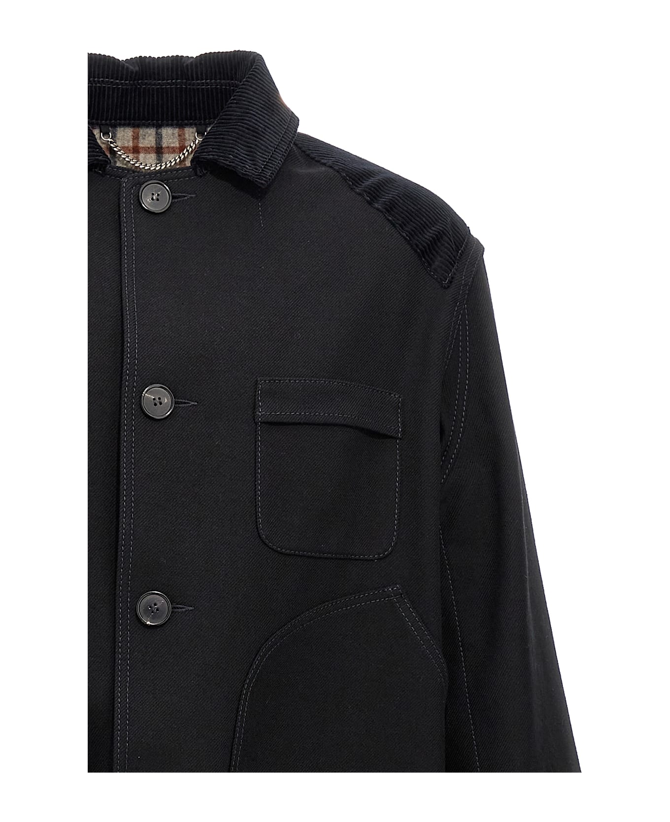 Maison Margiela Single-breasted Coat - BLACK コート