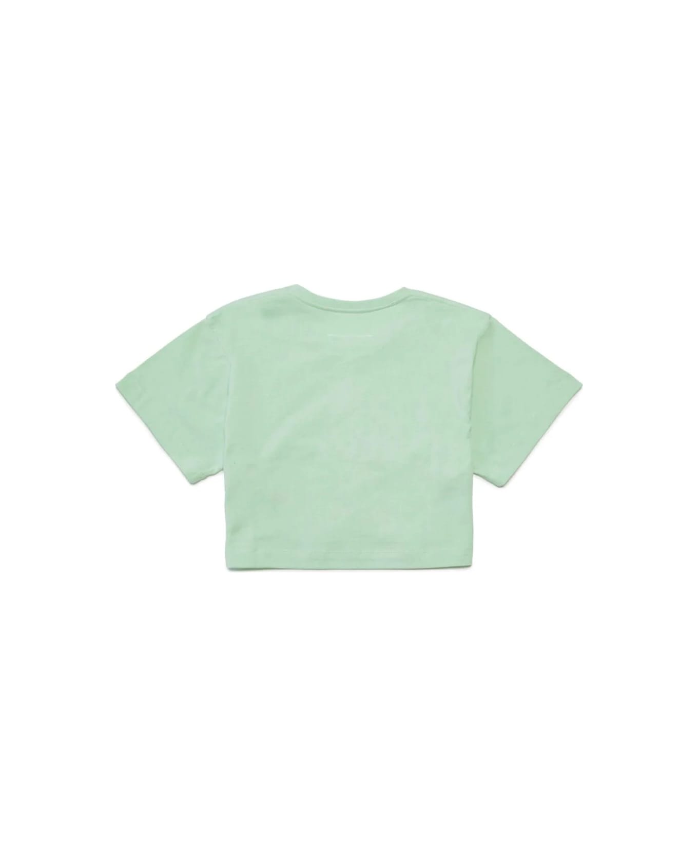 MM6 Maison Margiela T-shirt Con Logo - Green