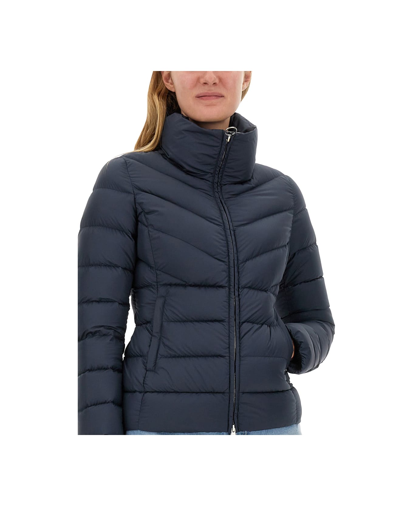 Colmar Down Jacket With Logo - BLUE