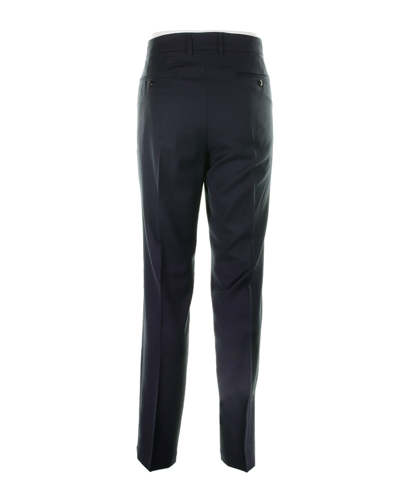 Cruna Brera Navy Trousers For Men - NOTTE