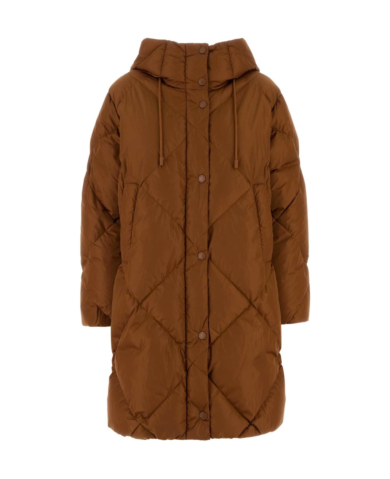 Weekend Max Mara Caramel Nylon Guelfo Down Jacket - RUST