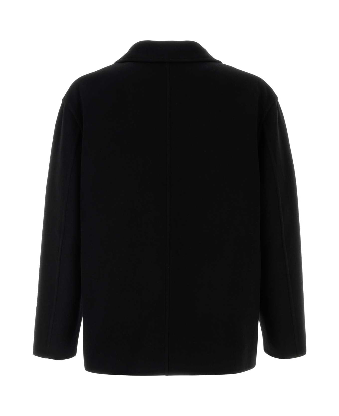 Jil Sander Black Wool Jacket - BLACK