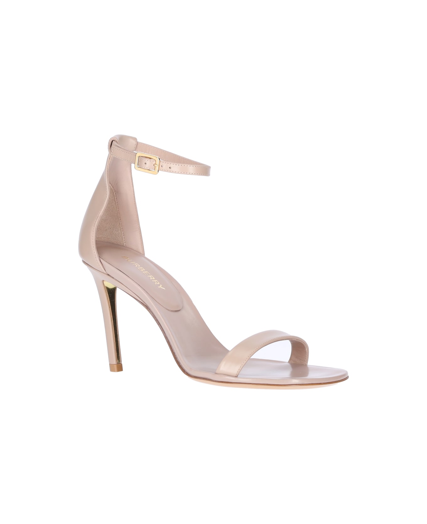 Burberry Leather Sandals - Beige