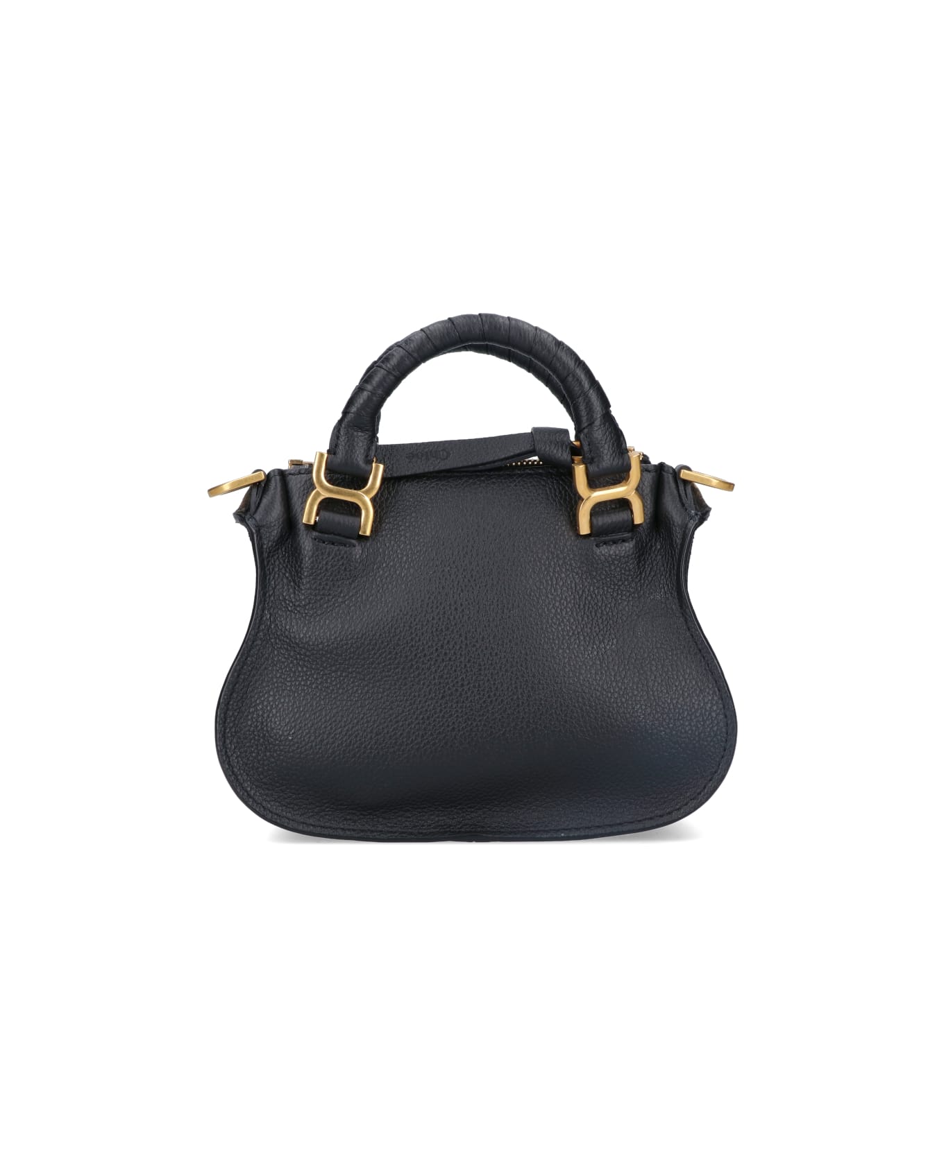 Chloé Marcie Mini Double Carry Tote Bag - Black トートバッグ