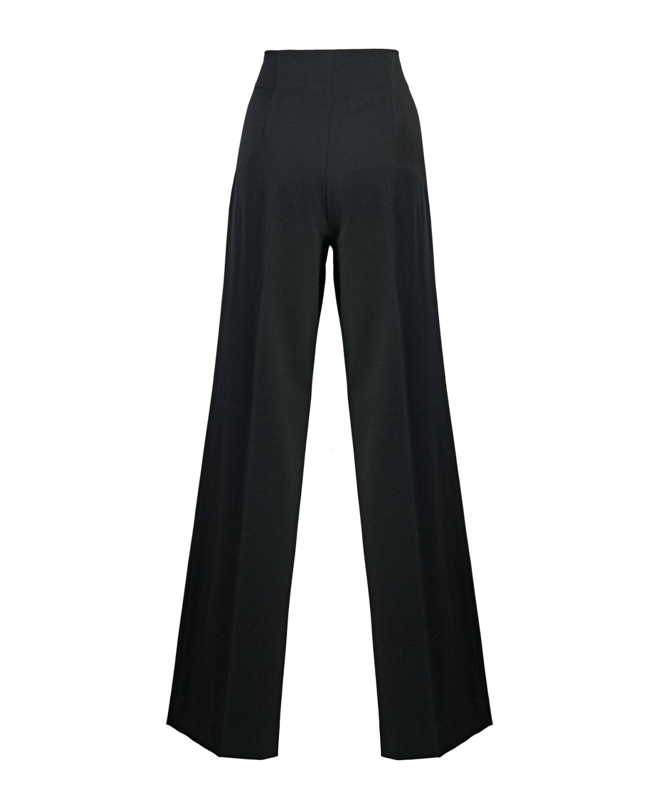 Antonelli High-waisted Trousers - Nero