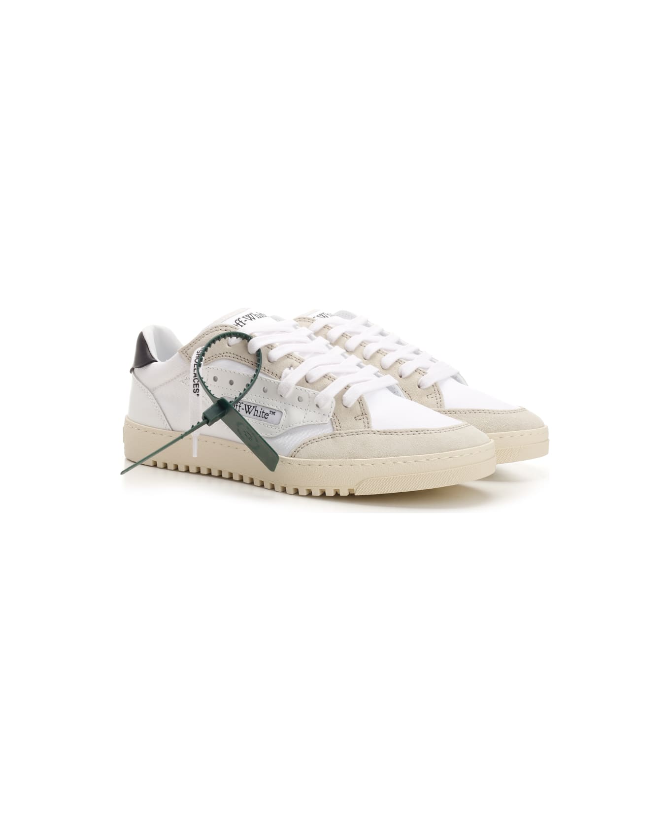 Off-White White And Beige '5.0' Sneakers - White スニーカー