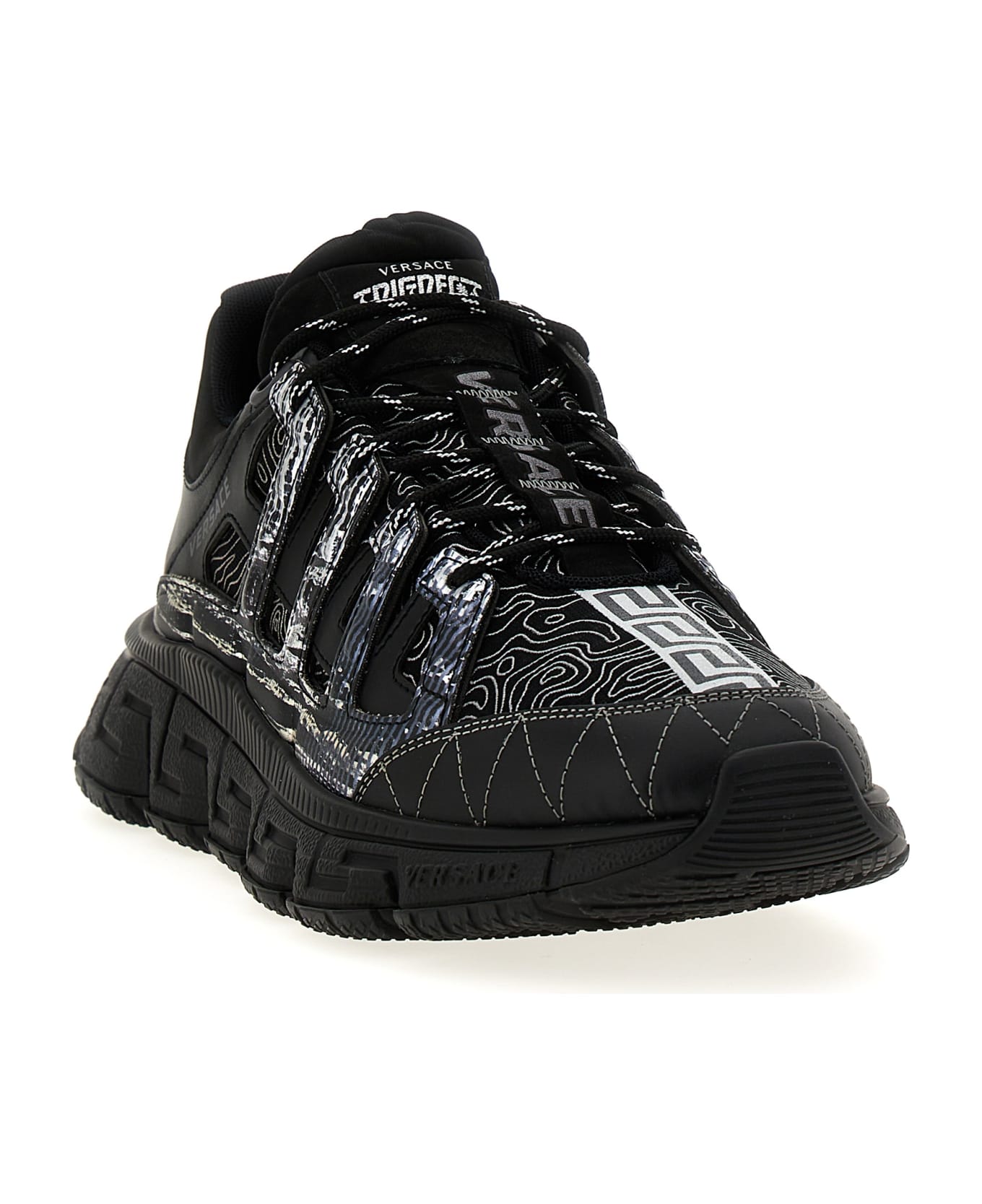 Versace 'trigreca' Sneaker - Black  