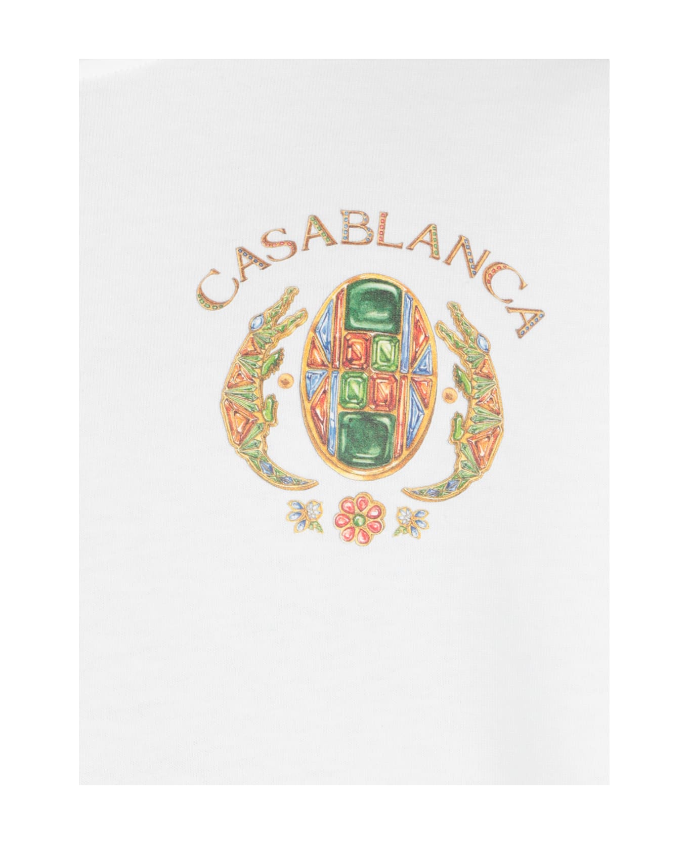 Casablanca Logo T-shirt - Joyauxd'afriquetennisclub