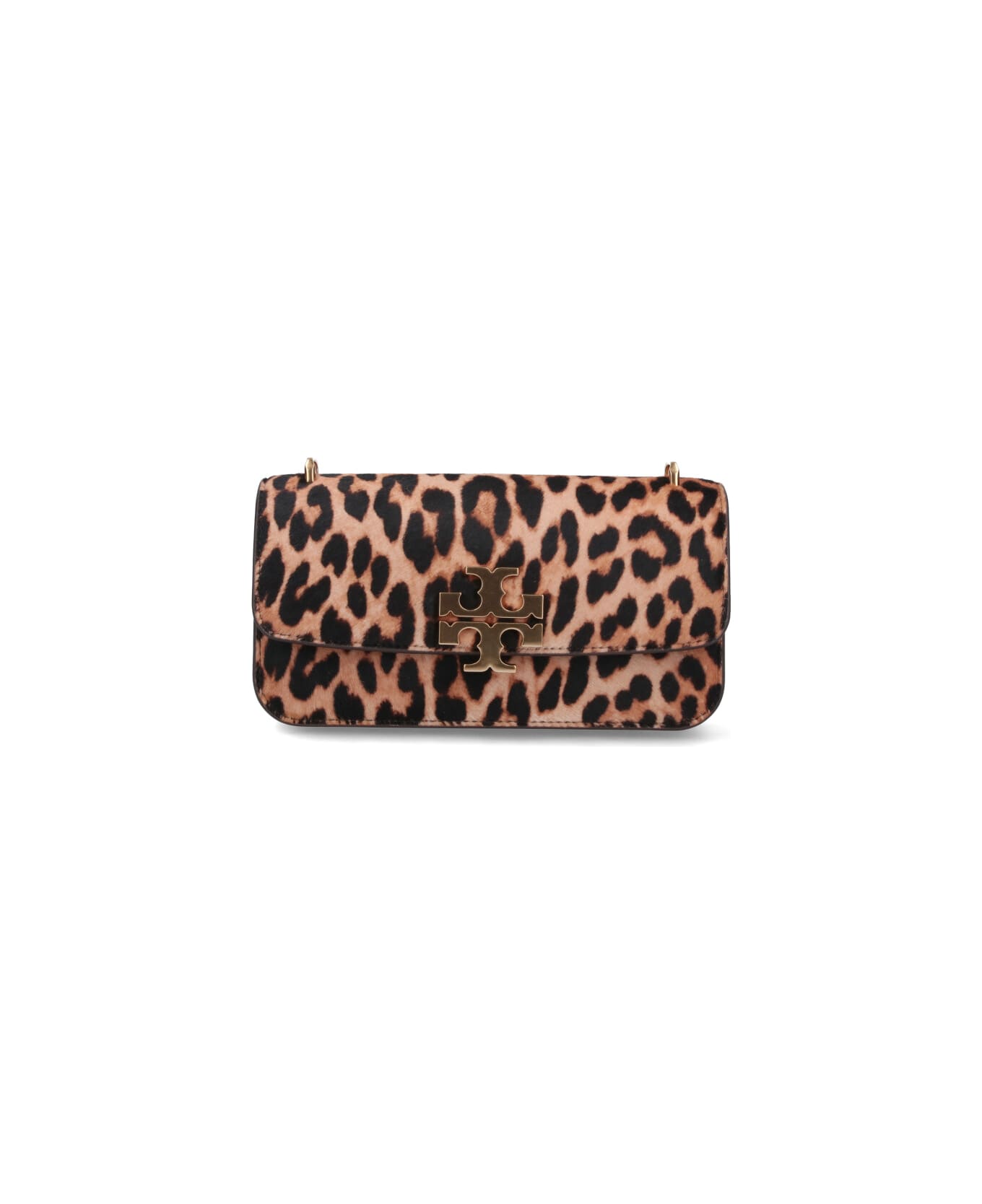 Tory Burch Logo Shoulder Bag - Brown