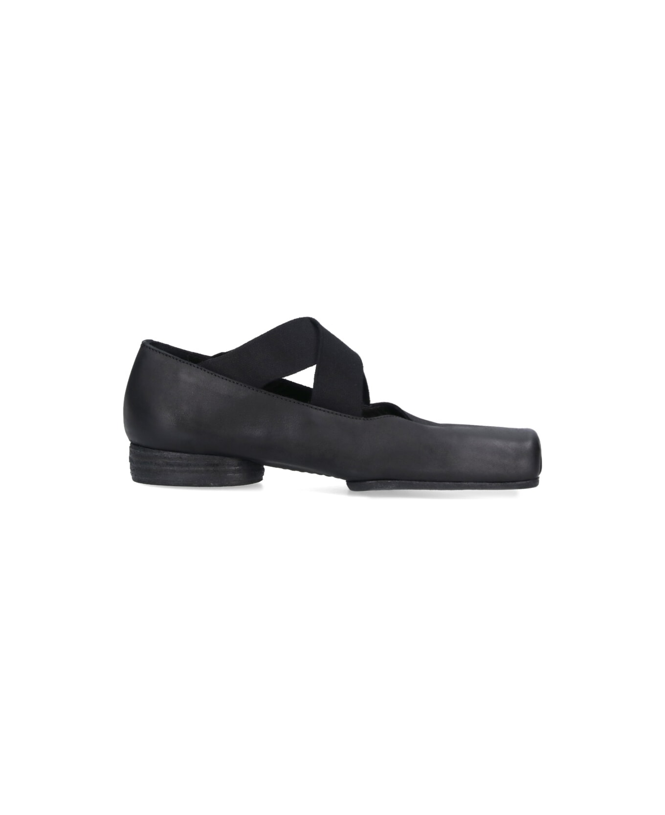 Uma Wang Heeled Ballet Flats - Black  