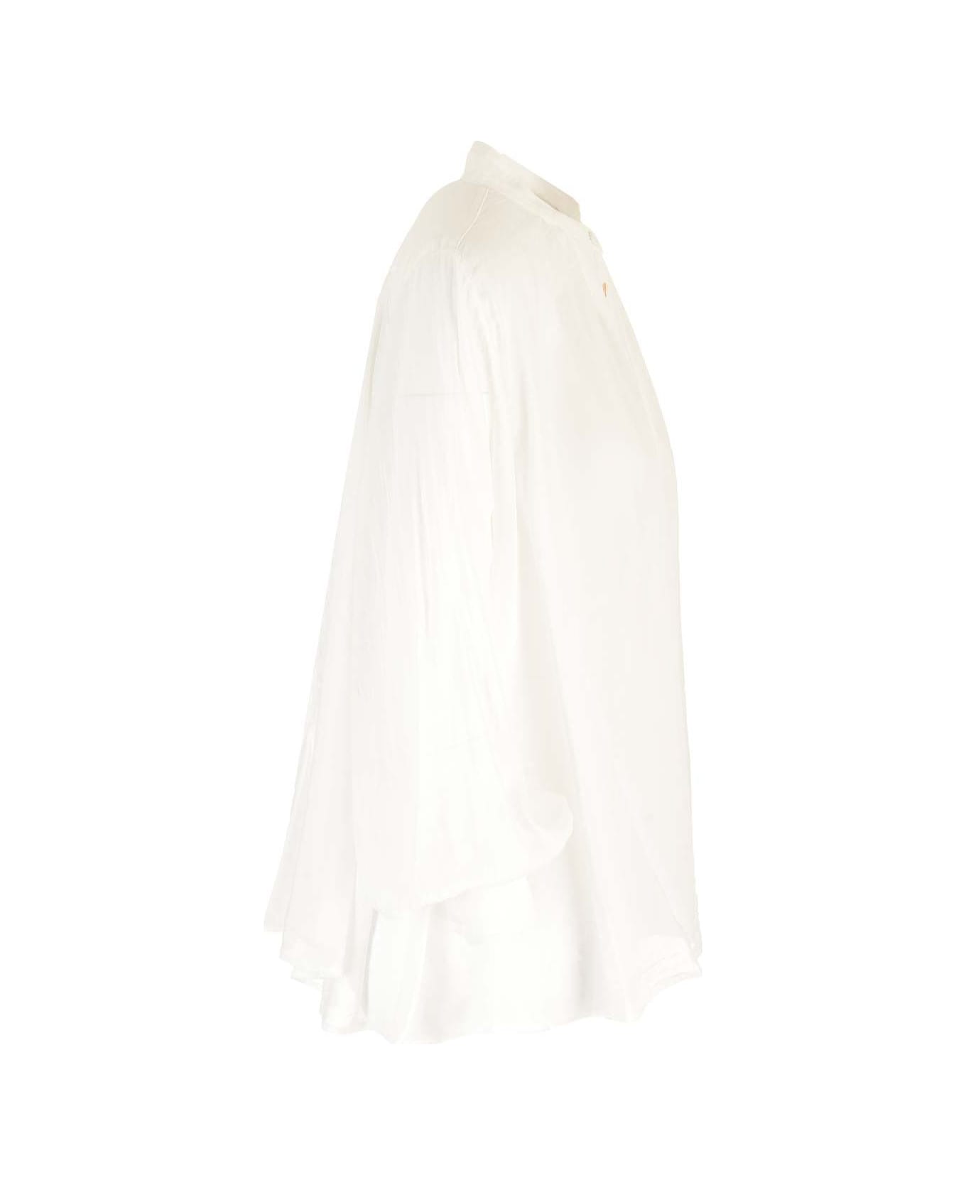 Forte_Forte Voile Bohemian-style Shirt - White