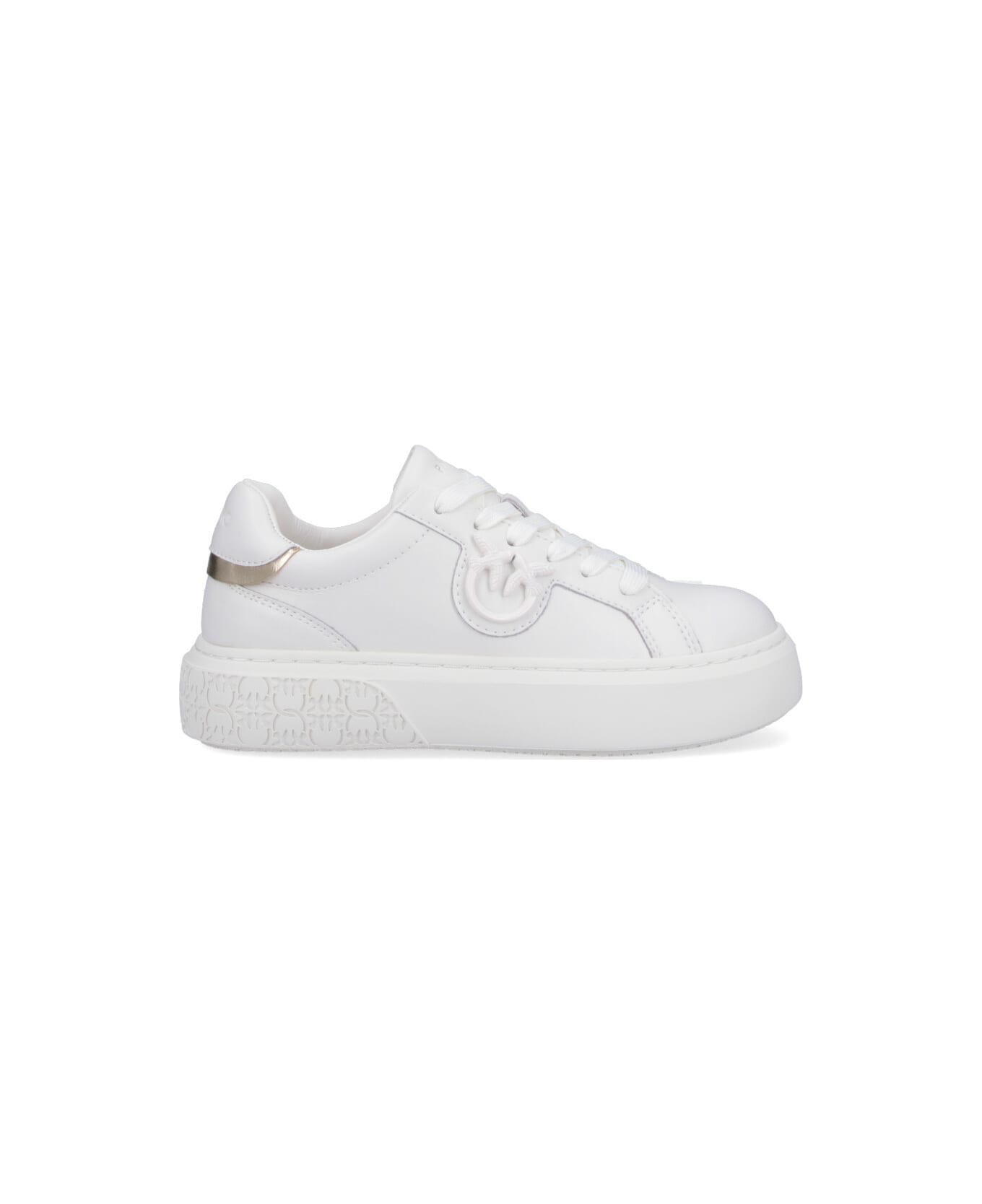 Pinko Logo Sneakers - White