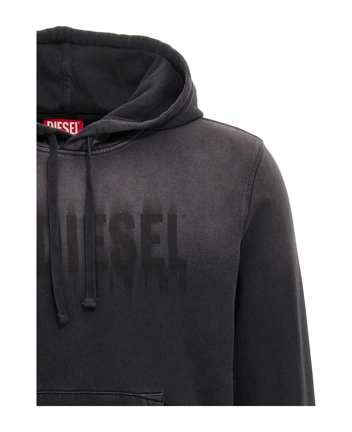 Diesel 's-ginn-hood-k44' Hoodie - Black