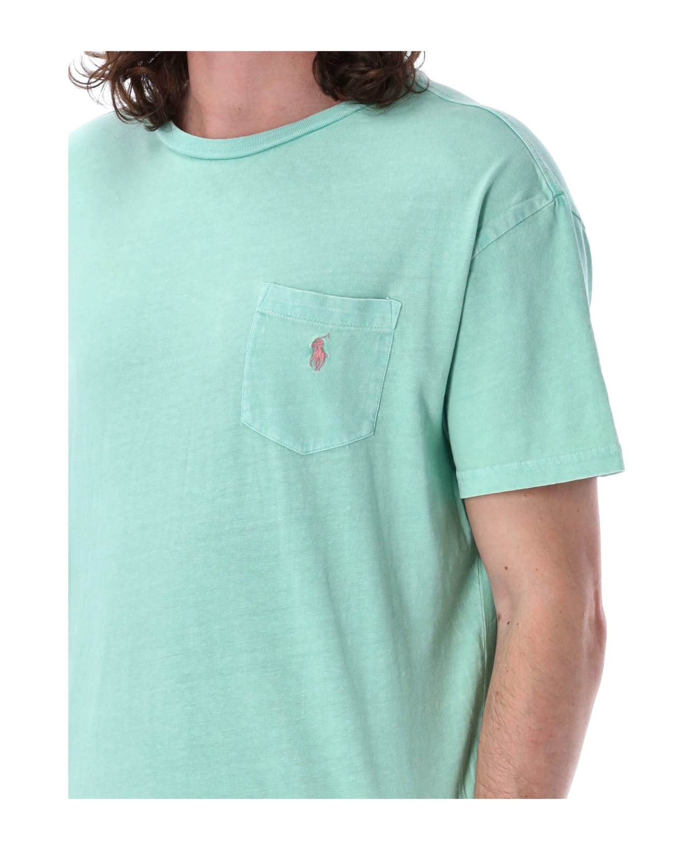 Polo Ralph Lauren Washed Pocket Tee - MINT
