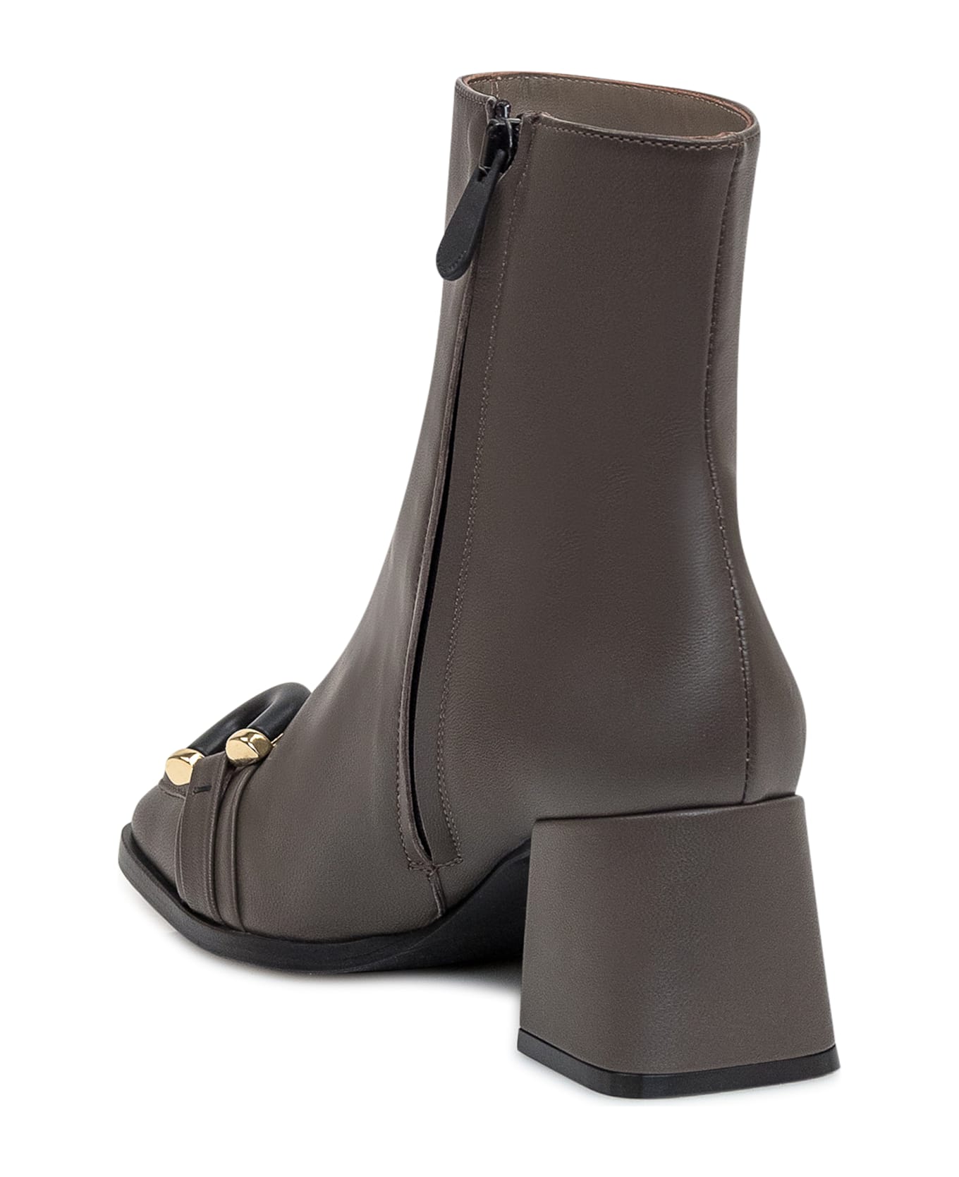 ミドルブーツ ROBERTO FESTA Women Boots REMYCAMOSCIOELEPHANT Grey Roberto Festa Leather Boot | italist