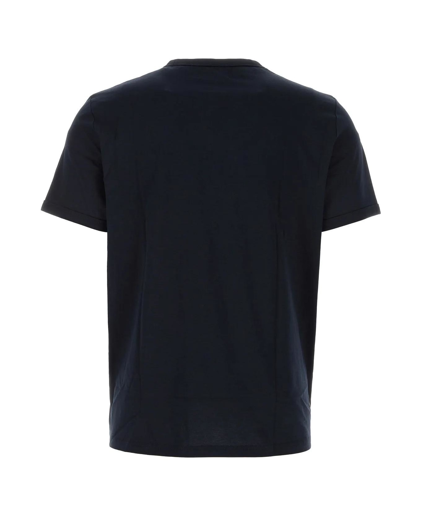 Fred Perry Midnight Blue Cotton T-shirt - Navy