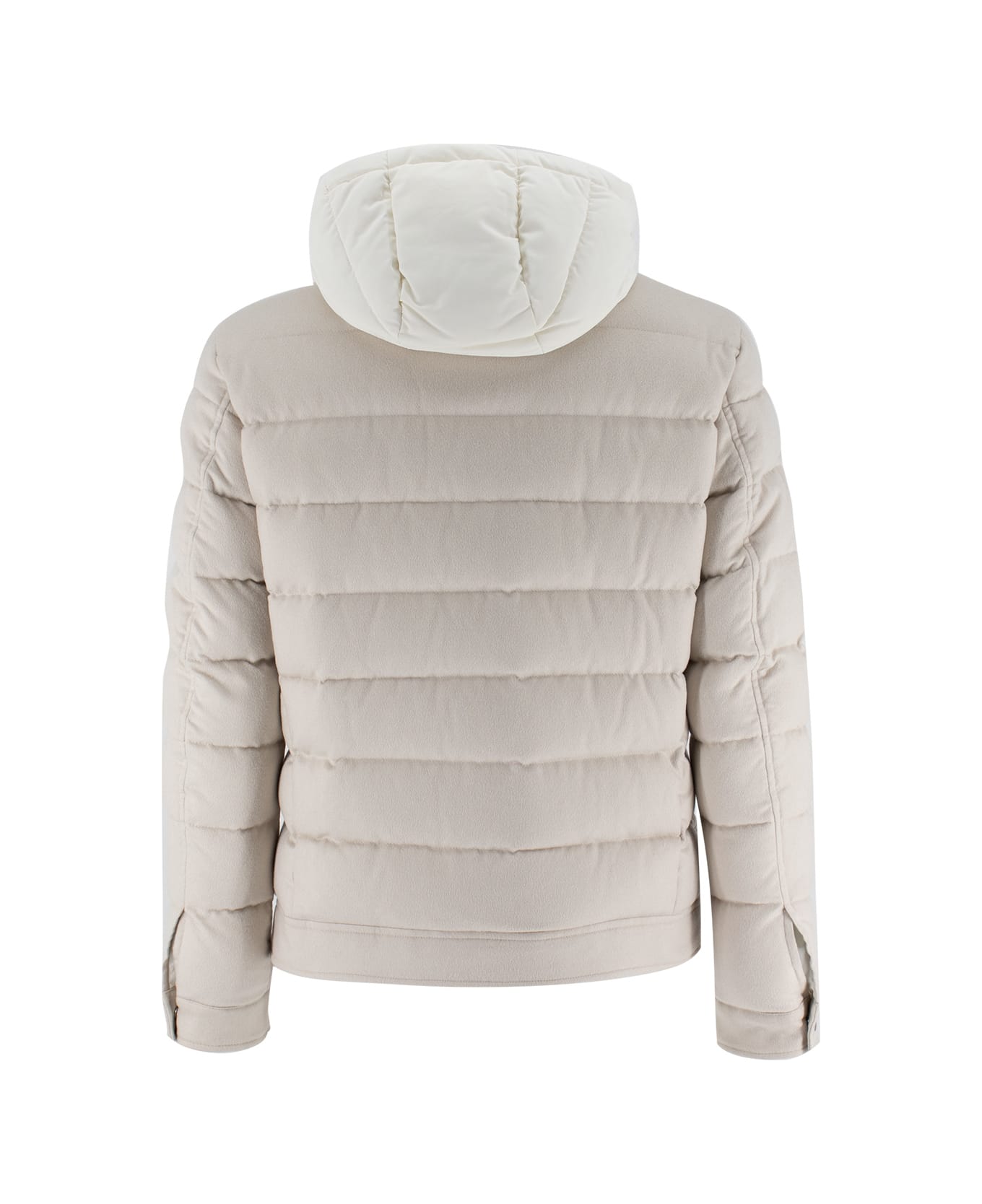 Eleventy Down Jacket - SAND AND IVORY