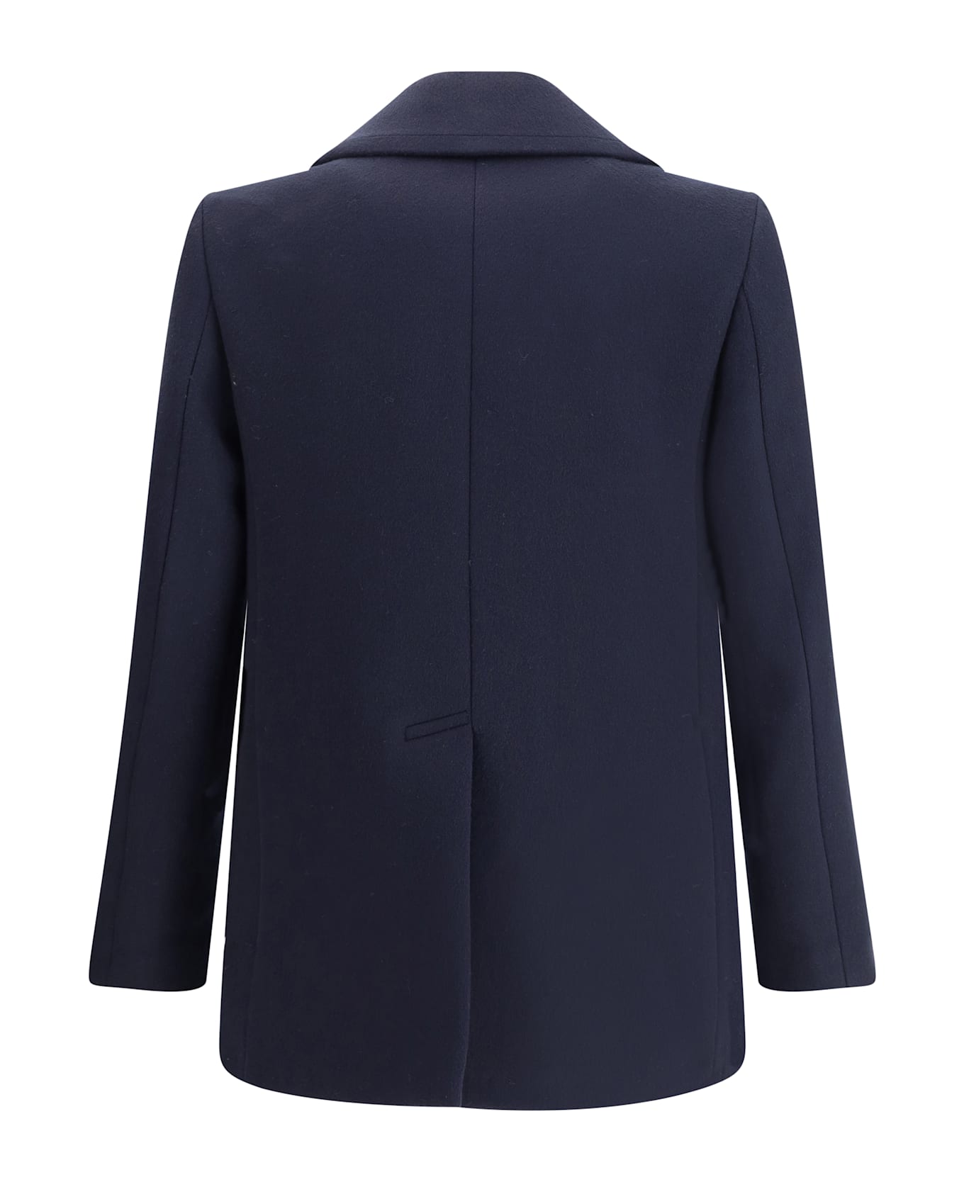 Givenchy Double-breasted Coat - Dark Blue