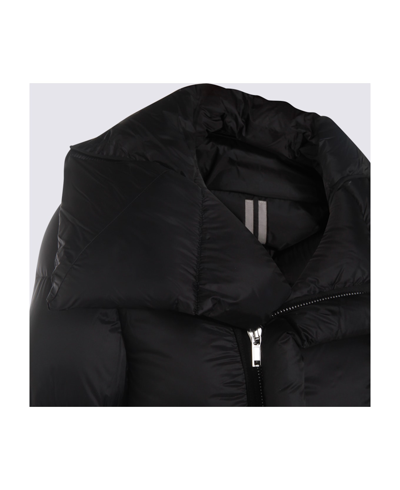 Rick Owens Black Down Jacket - Black