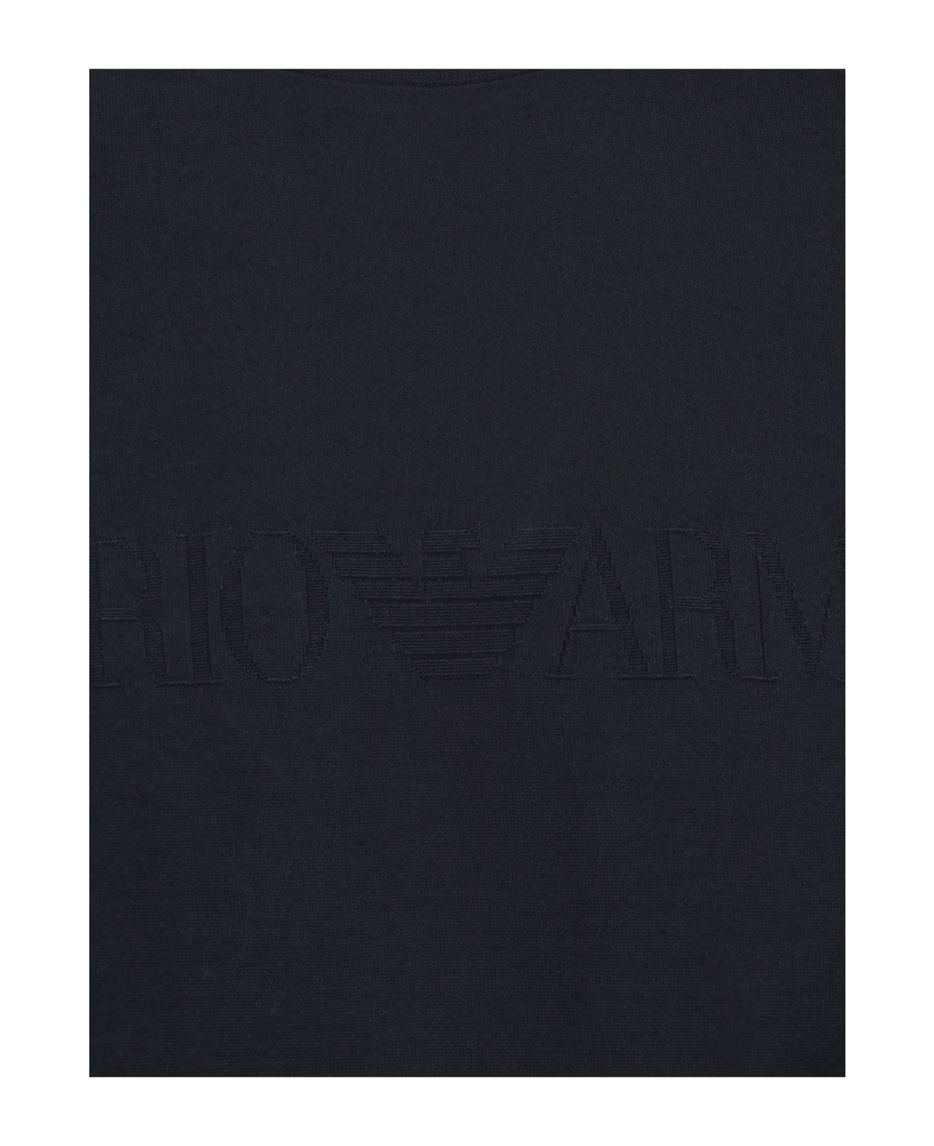 Emporio Armani Logo T-shirt - Blue シャツ