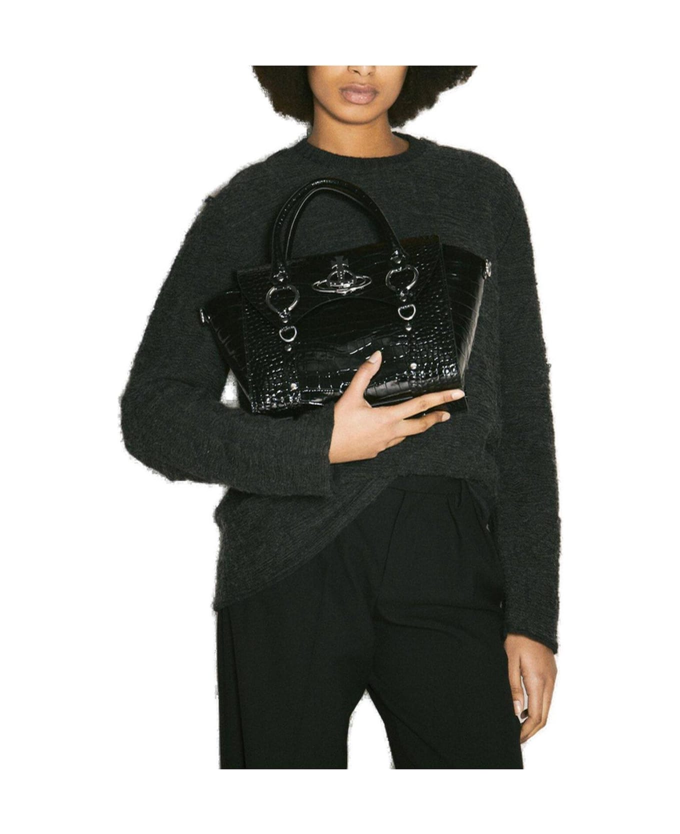 Vivienne Westwood Betty Medium Handbag - Nero