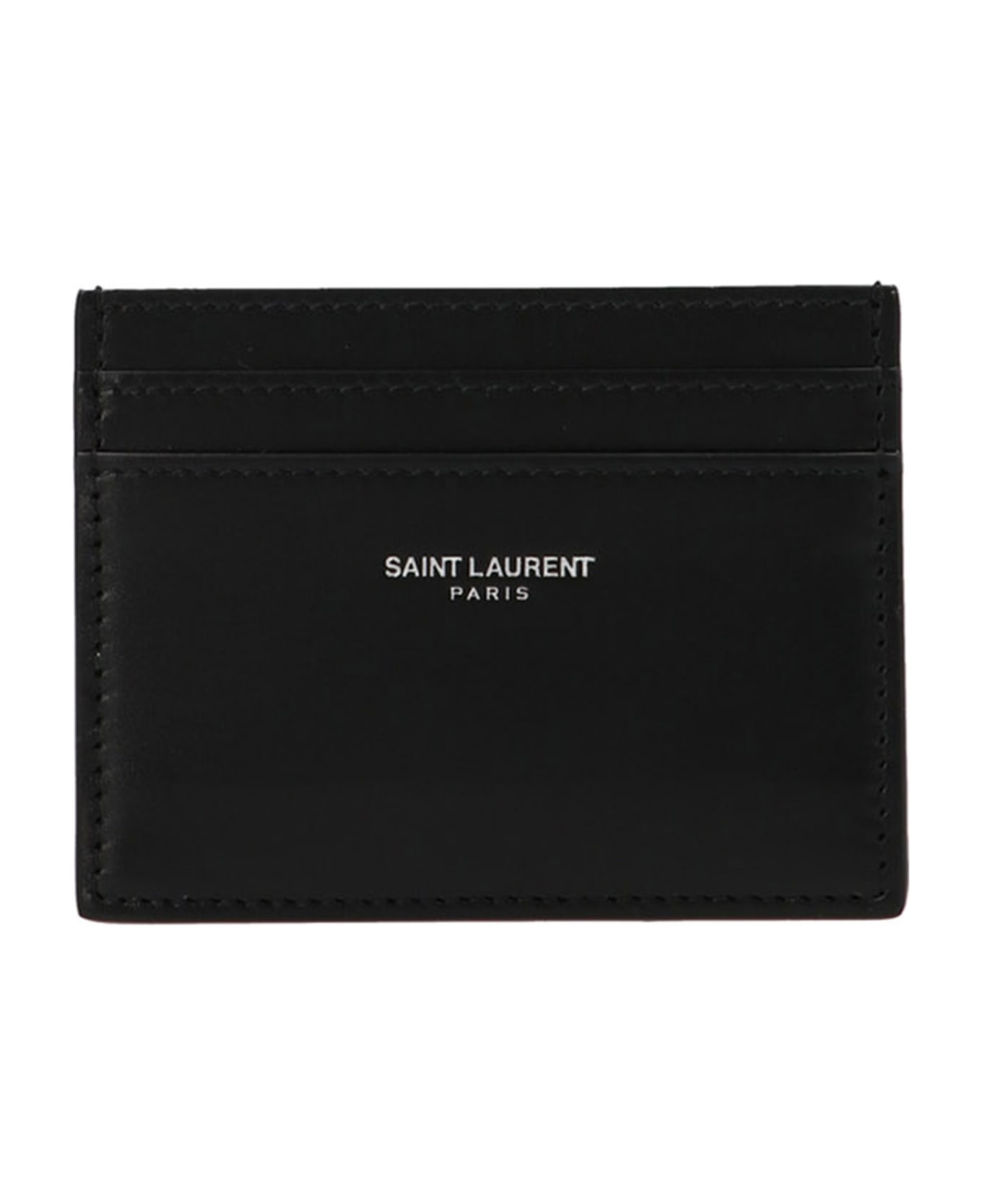 Saint Laurent Logo Card Holder - Nero