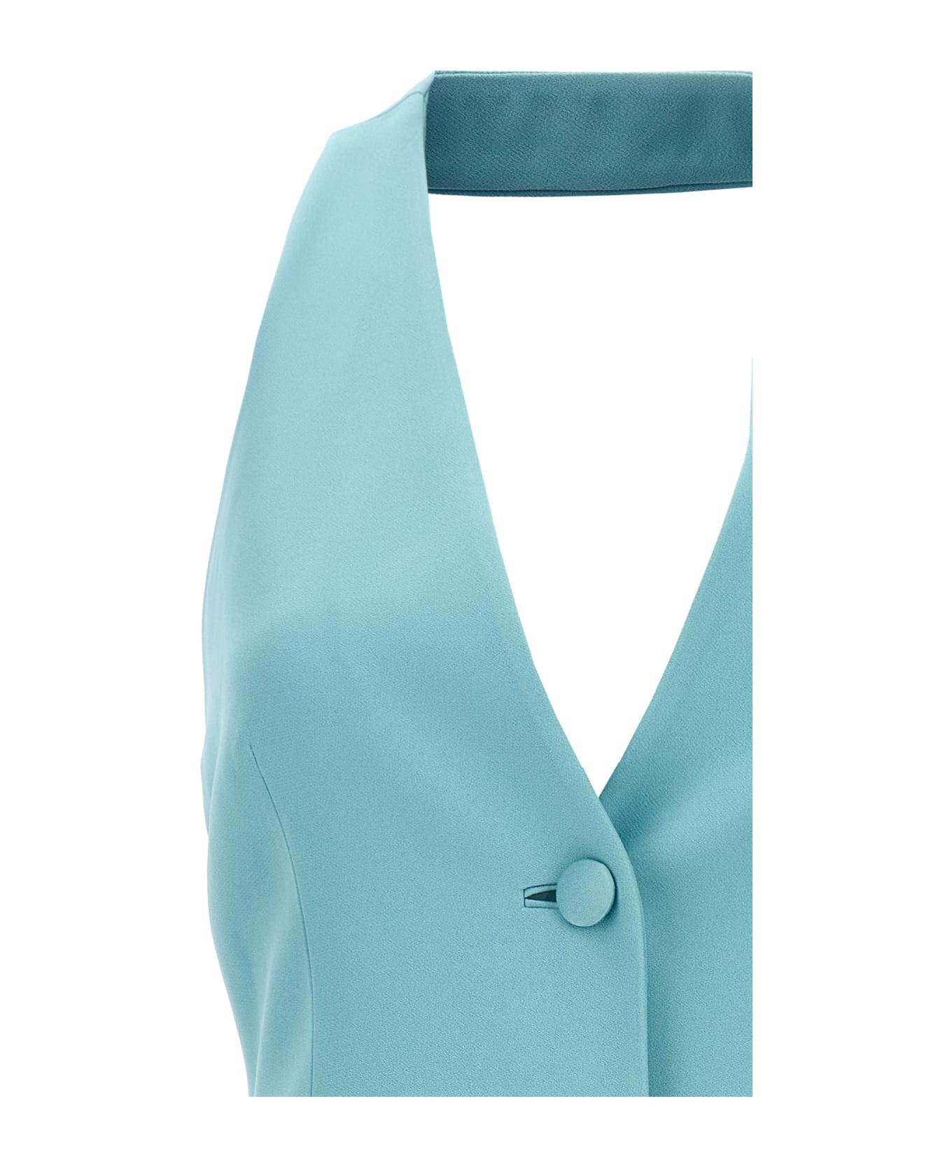 Versace Vest Dress - Light Blue コート＆ジャケット