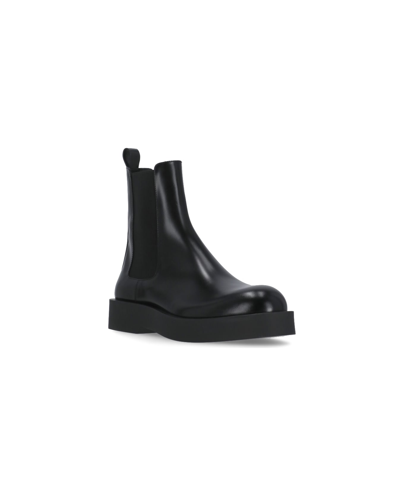 Jil Sander Chelsea Leather Boots - Black ブーツ