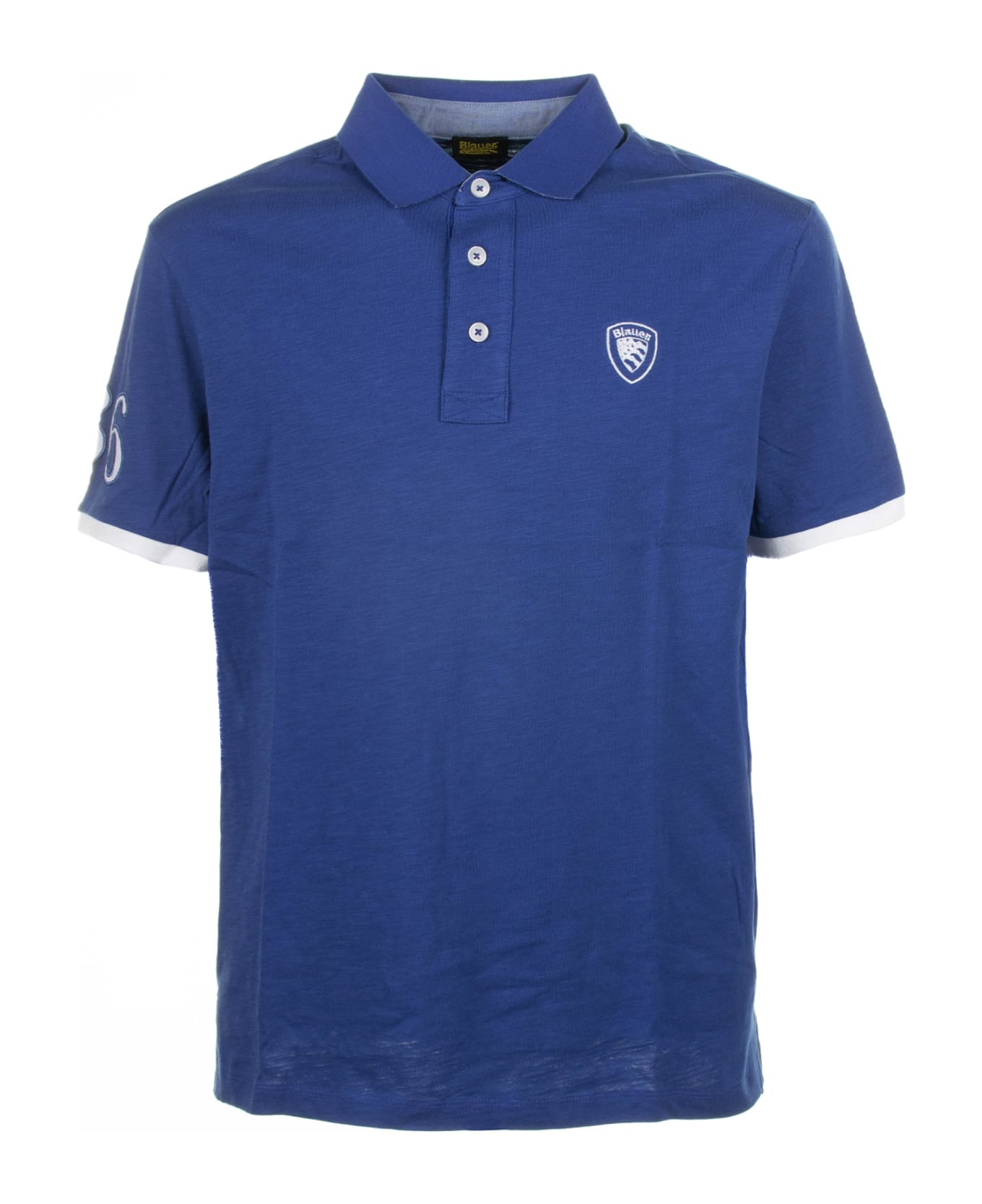 Blauer Polo 36 With Short Sleeves In Blue - MOLTO BLU