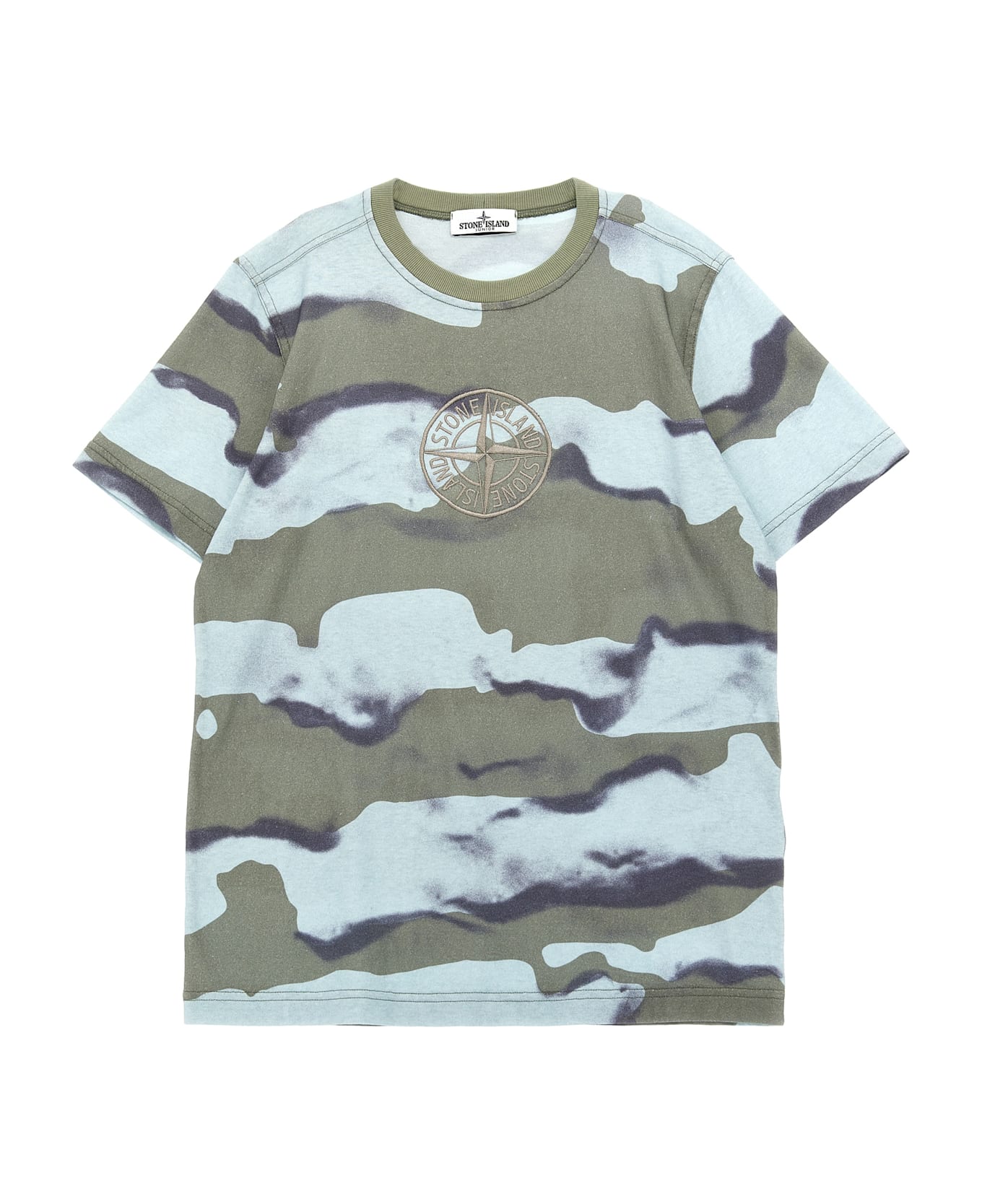 Stone Island Junior Logo Embroidery T-shirt - Multicolor