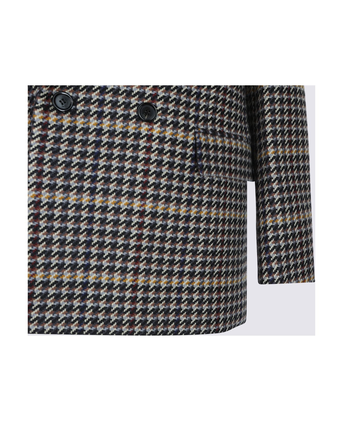Saint Laurent Multicolor Wool Blazer - MultiColour