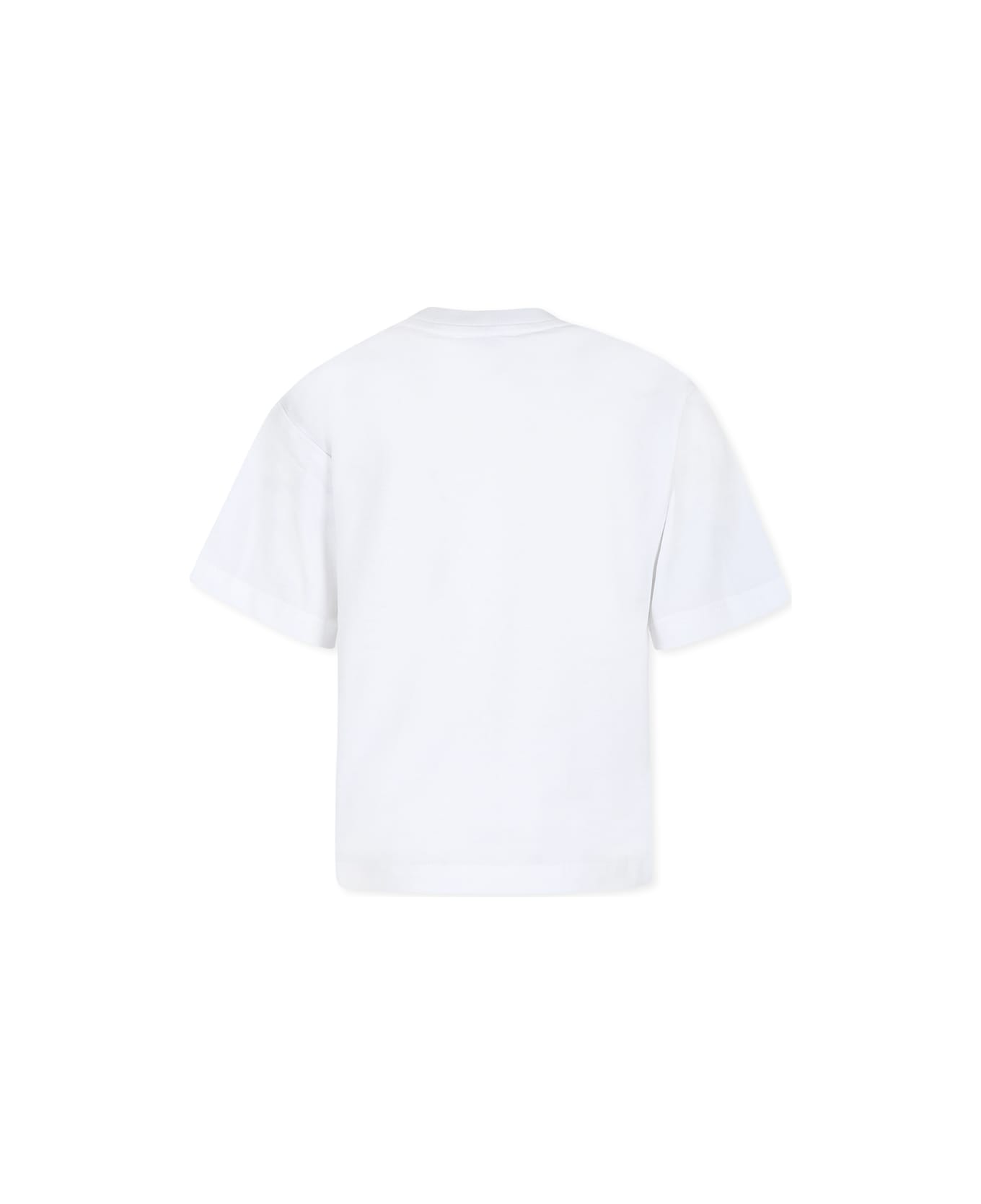 Little Marc Jacobs White T-shirt For Boy With Smiley - White